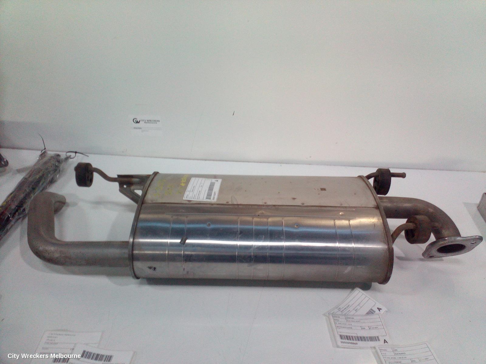 SUBARU XV EXHAUST SYSTEM, G5X, 03/2017 - 06/2023