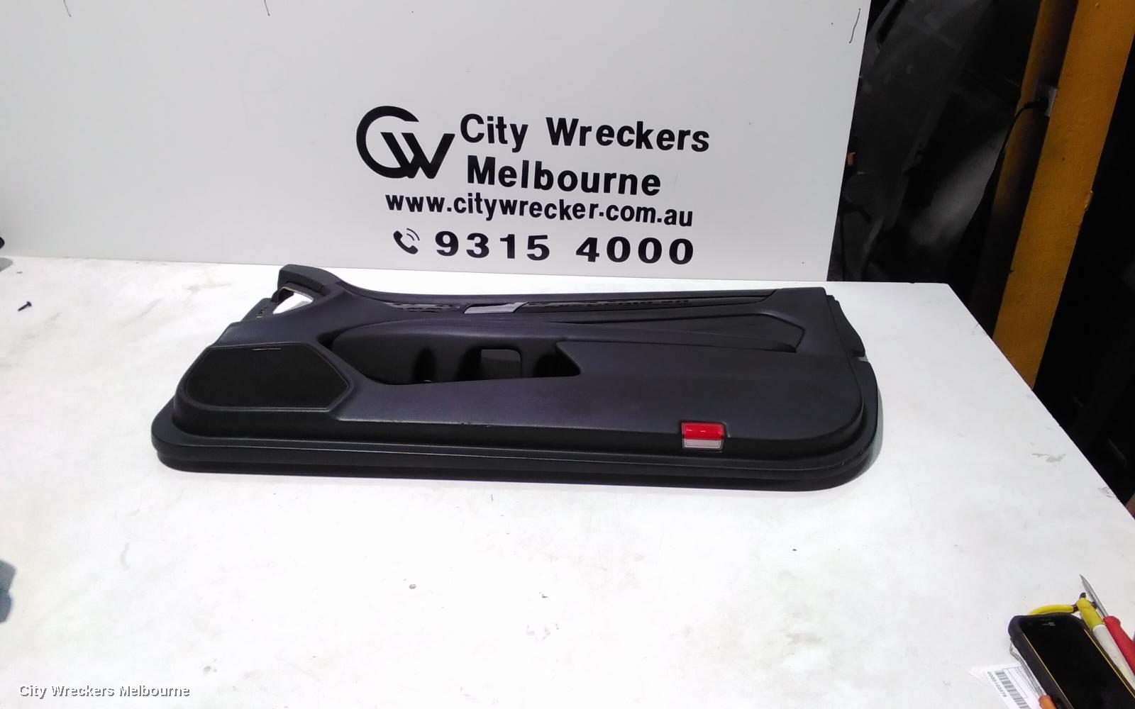 MERCEDES C CLASS DOOR TRIM, RH FRONT, C204, BLACK, LEATHER, 05/2011 - 01/2015