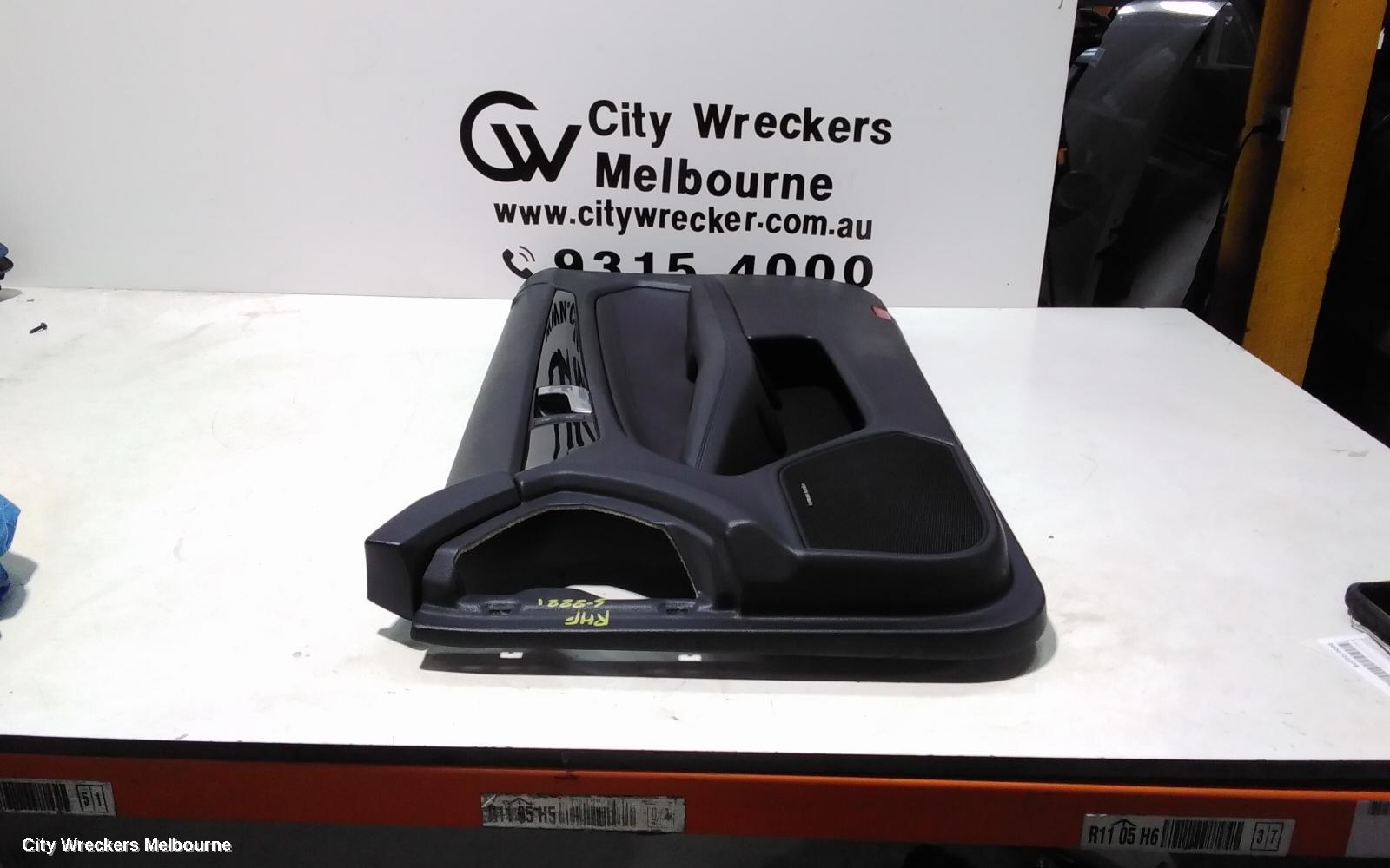 MERCEDES C CLASS DOOR TRIM, RH FRONT, C204, BLACK, LEATHER, 05/2011 - 01/2015