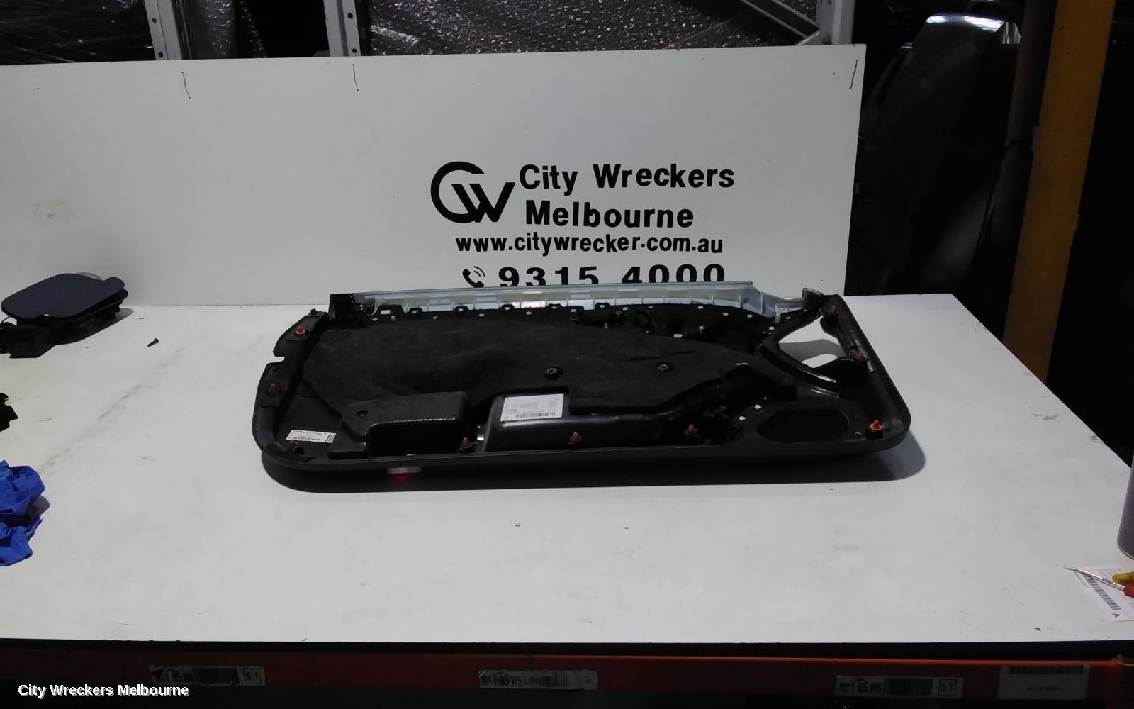 MERCEDES C CLASS DOOR TRIM, RH FRONT, C204, BLACK, LEATHER, 05/2011 - 01/2015