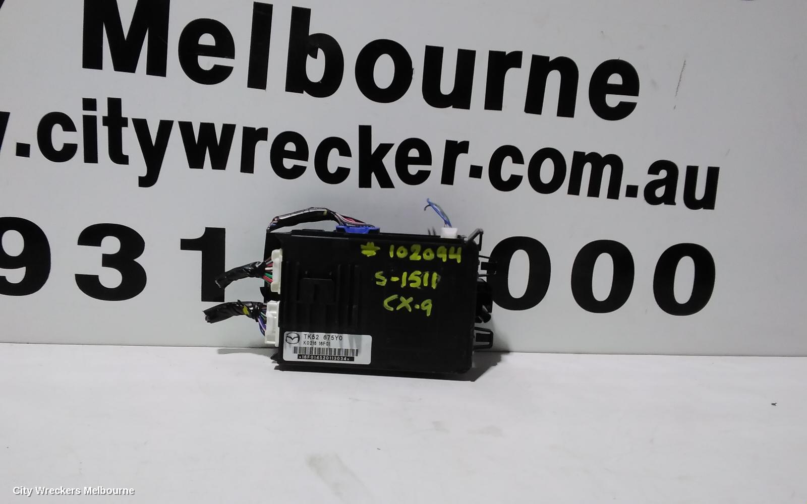 MAZDA CX9 ECU, BCM, TC, 07/2016