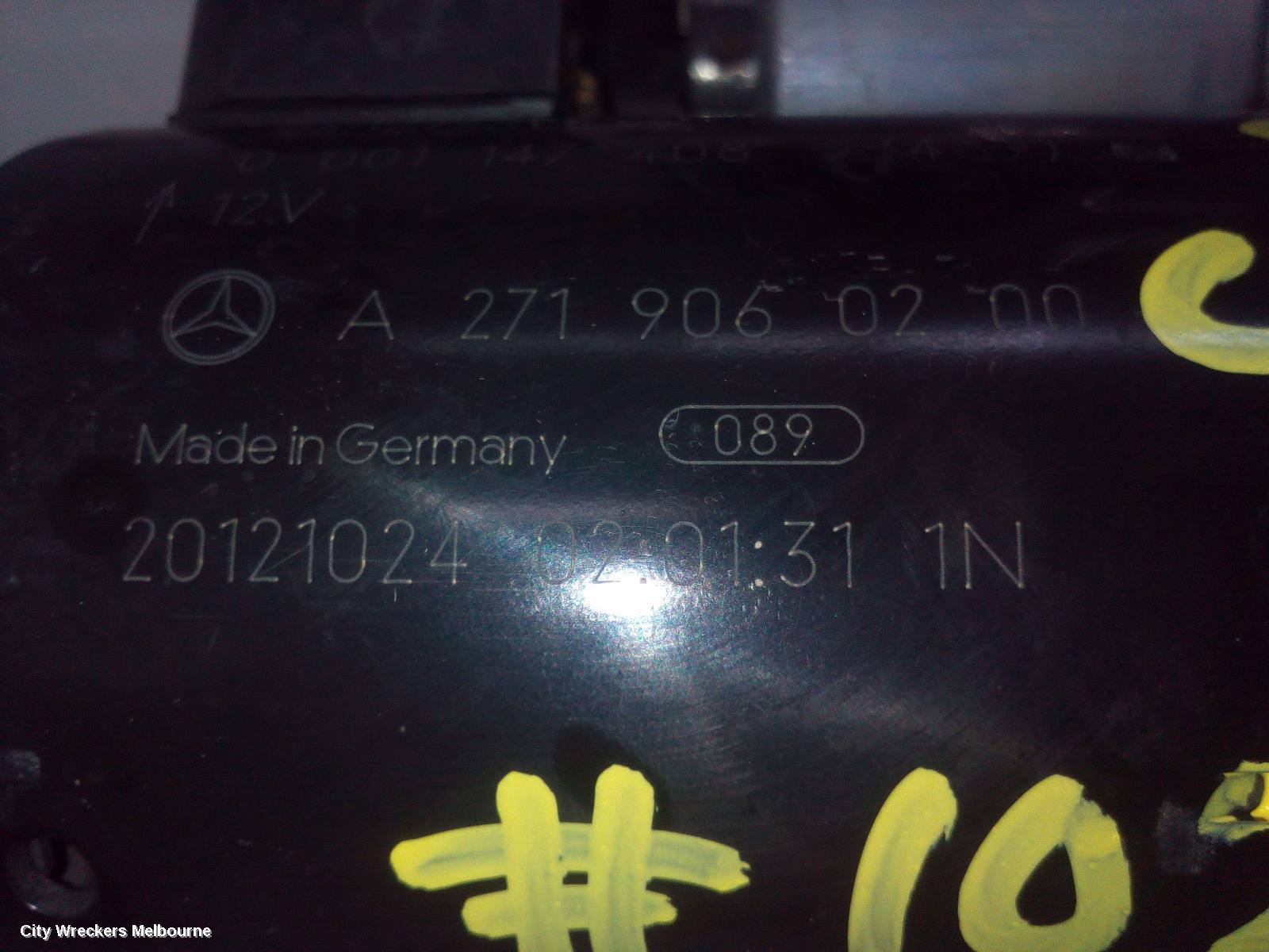 MERCEDES C CLASS STARTER, PETROL, 1.8, TURBO (W/ STOP/START TYPE), P/N A2719060200, W204/C204, 01/2010 - 01/2015