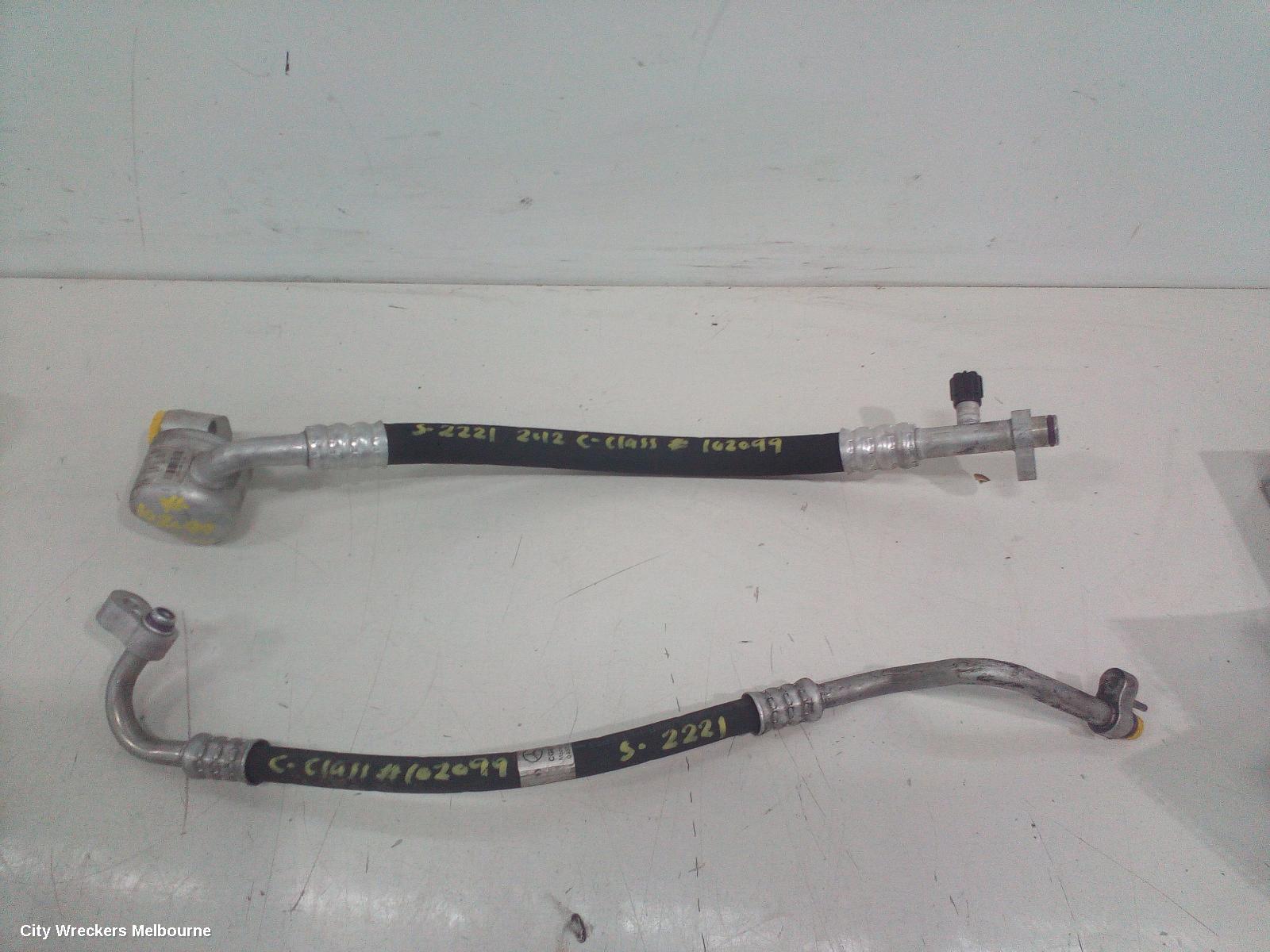 MERCEDES C CLASS A/C HOSES, C204, PETROL, 1.8, TURBO, C180, 271.820 CODE, COMPRESSOR TO CONDENSER, 05/2011 - 01/2015