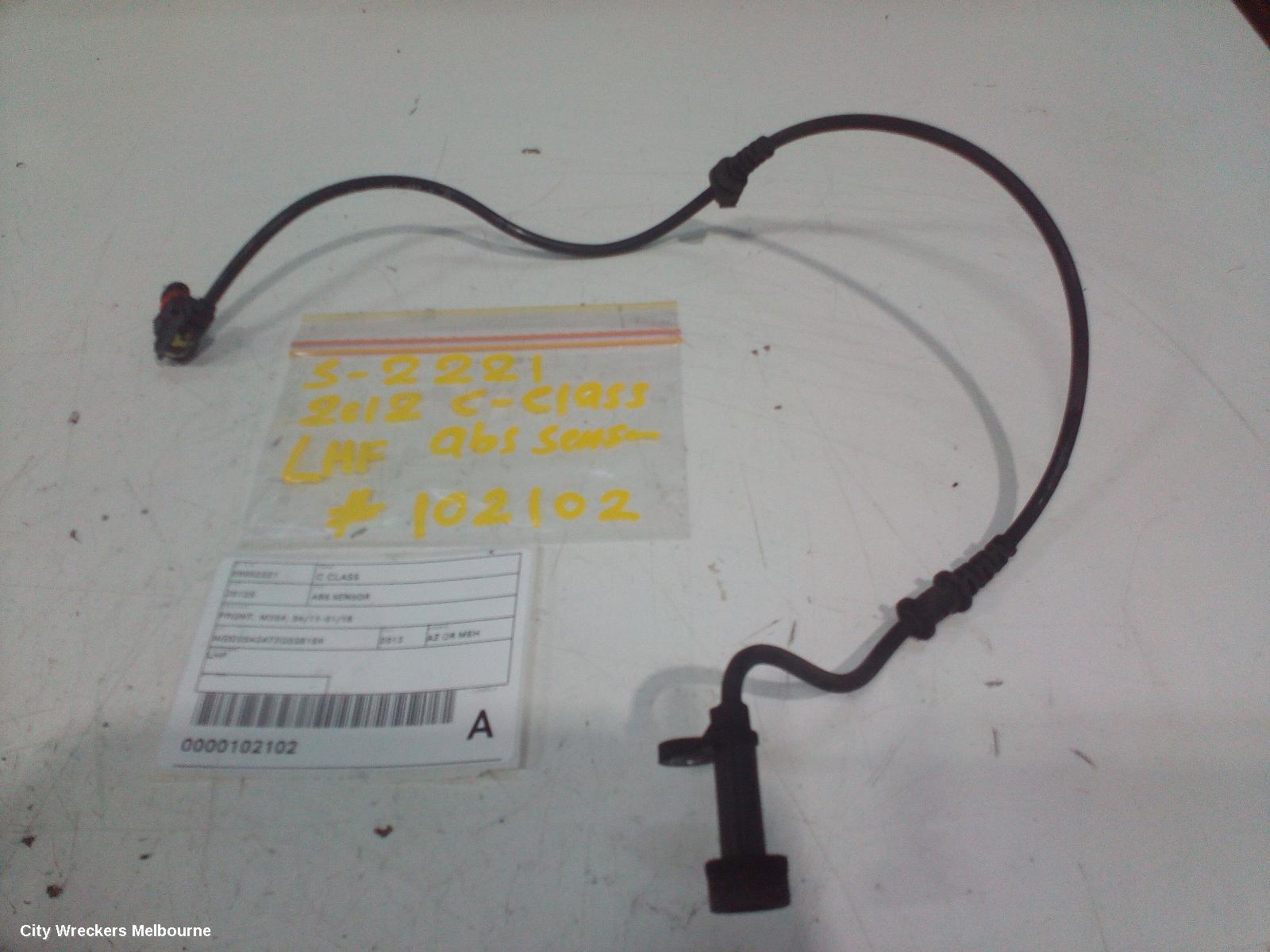 MERCEDES C CLASS ABS SENSOR, FRONT, W204, 04/2011 - 01/2015
