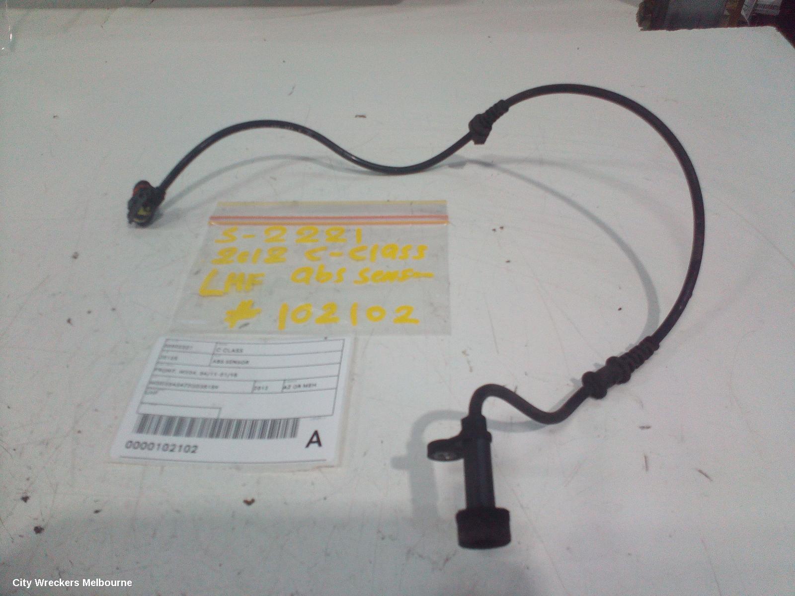 MERCEDES C CLASS ABS SENSOR, FRONT, W204, 04/2011 - 01/2015