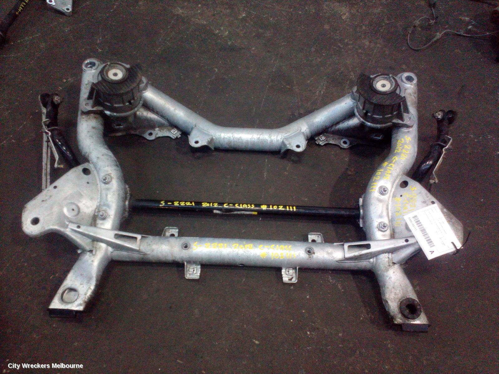 MERCEDES C CLASS FRT XMEMBER/CRADLE, W204/S204/C204, CROSSMEMBER, NON ELECTRIC POWER STEERING TYPE, 05/2011 - 01/2015