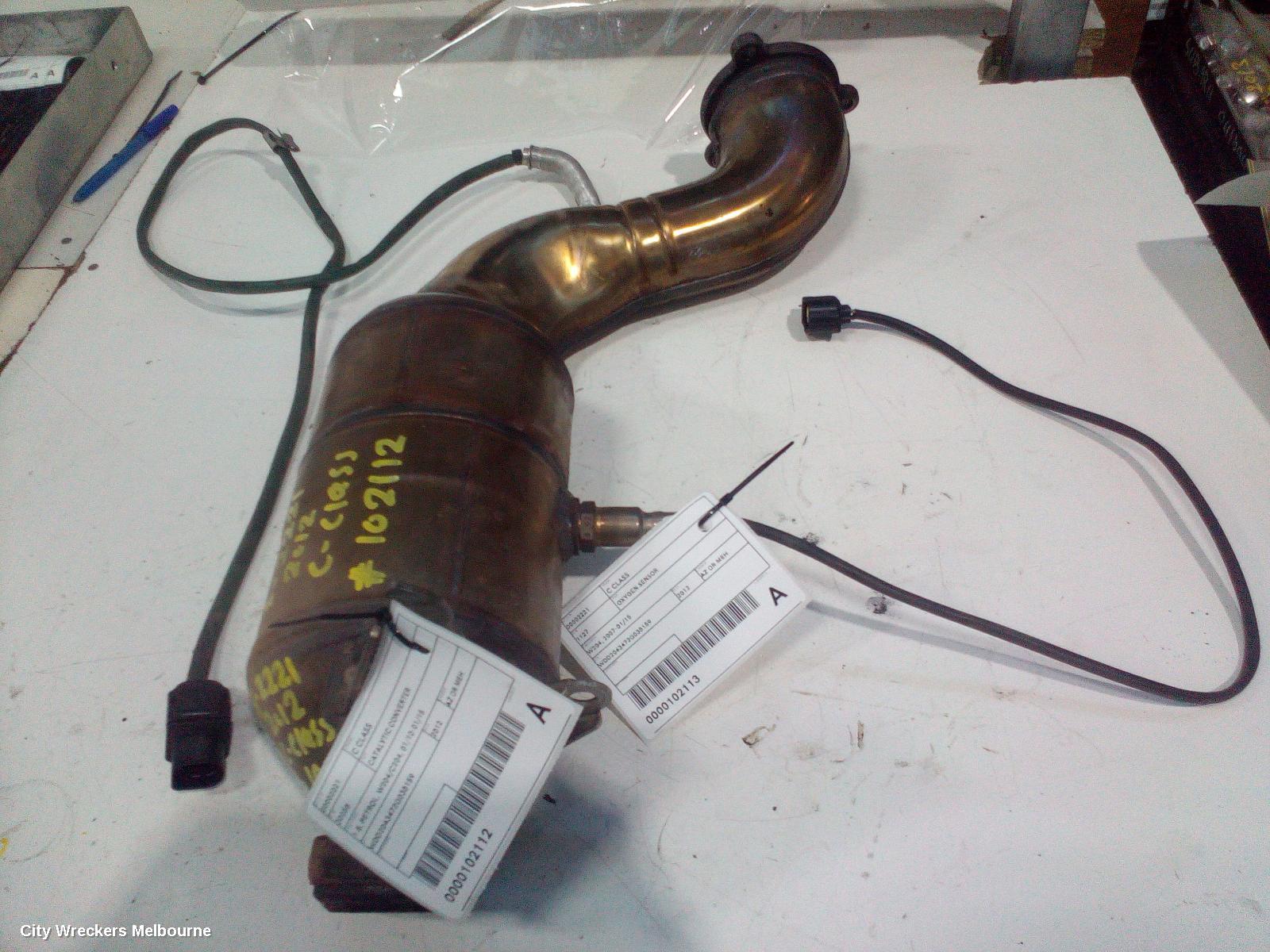 MERCEDES C CLASS CATALYTIC CONVERTER, 1.8, PETROL, W204/C204, 01/2010 - 01/2015