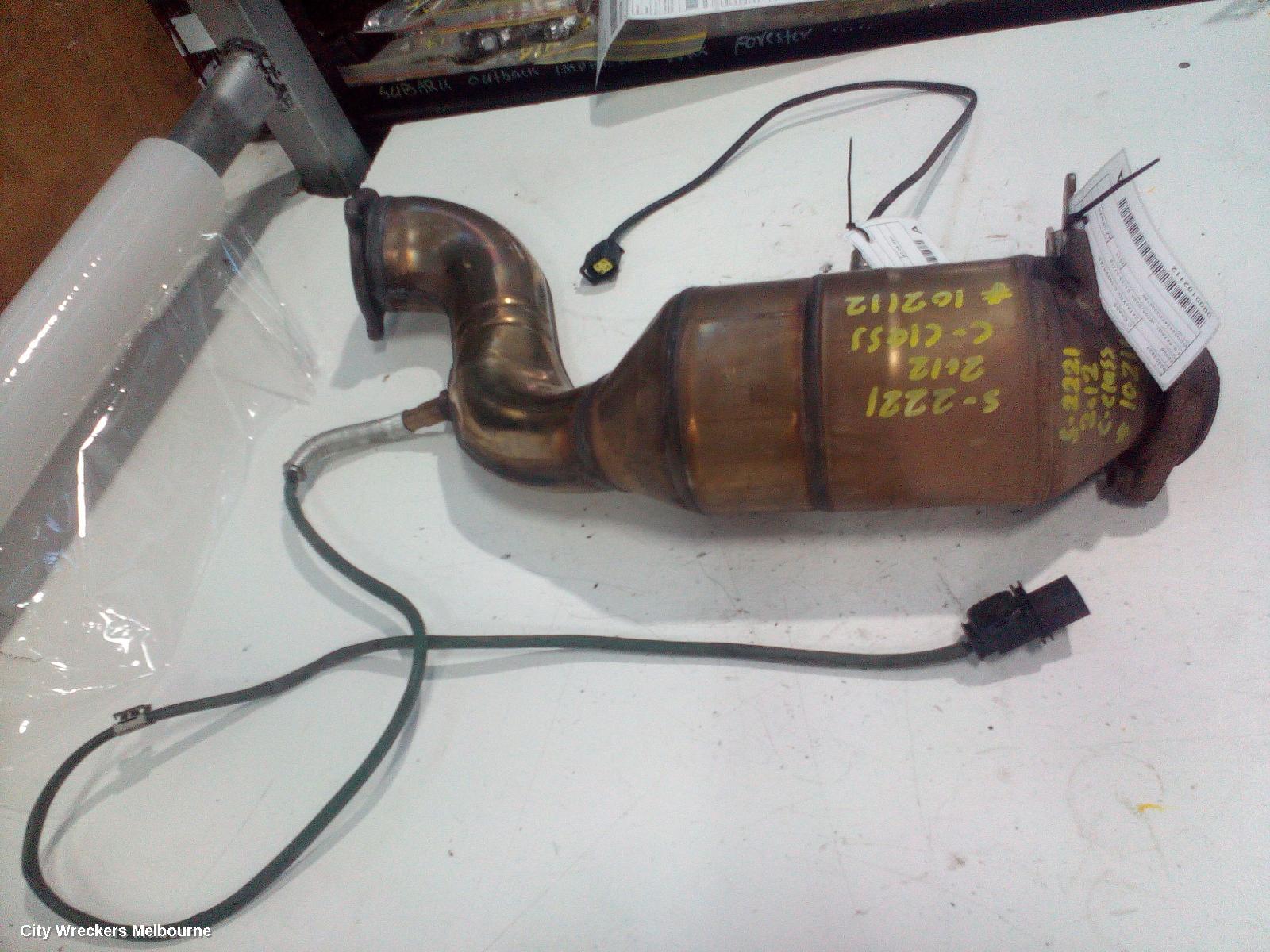 MERCEDES C CLASS CATALYTIC CONVERTER, 1.8, PETROL, W204/C204, 01/2010 - 01/2015