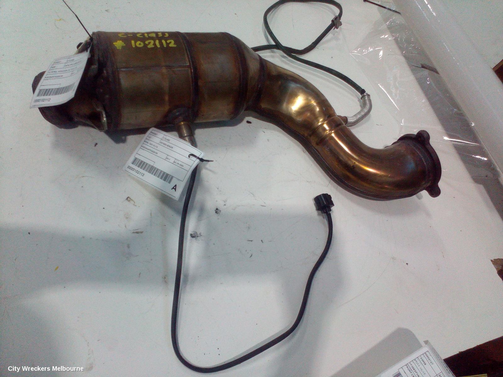 MERCEDES C CLASS CATALYTIC CONVERTER, 1.8, PETROL, W204/C204, 01/2010 - 01/2015
