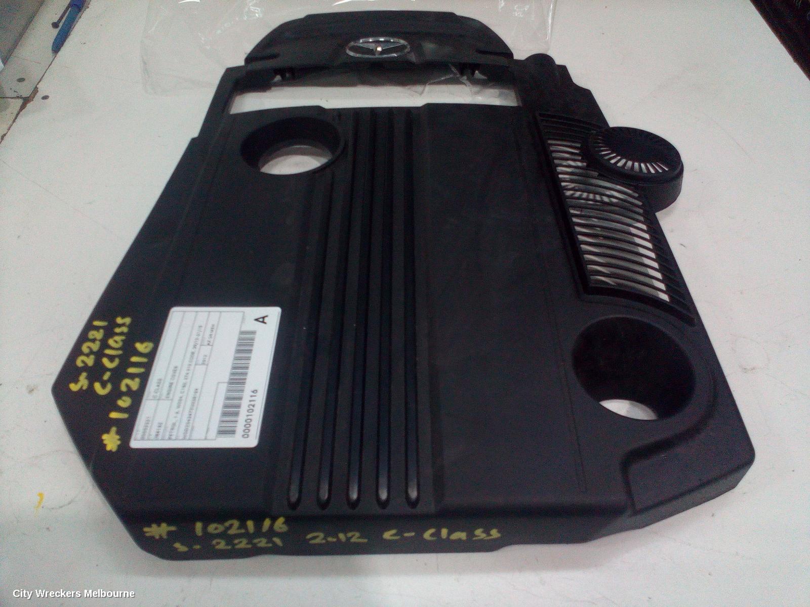 MERCEDES C CLASS ENGINE COVER, PETROL, 1.6, W204, C180, 274.910 CODE, 09/2012 - 01/2015