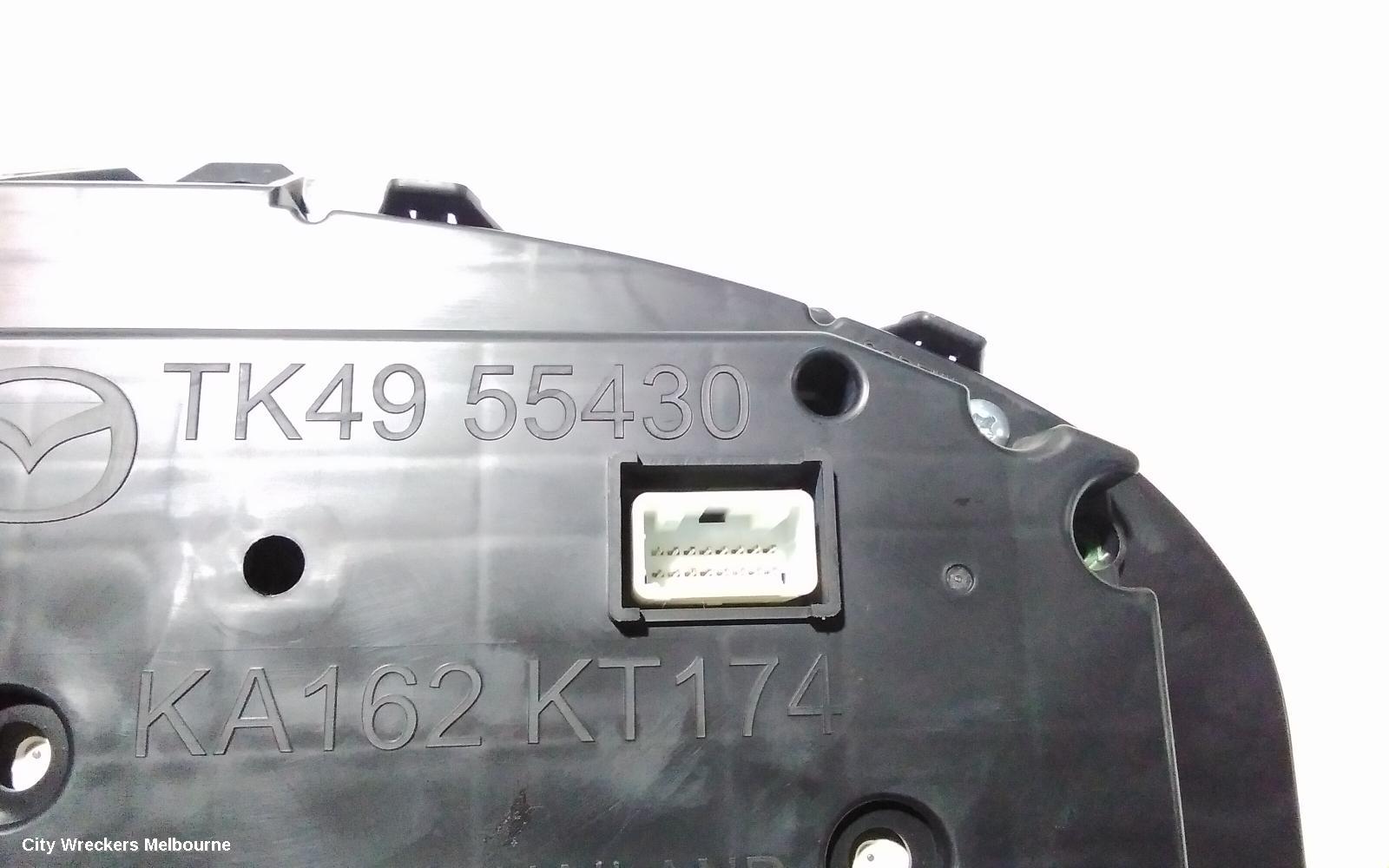 MAZDA CX9 INSTRUMENT CLUSTER, TC, 07/2016 ONWARDS