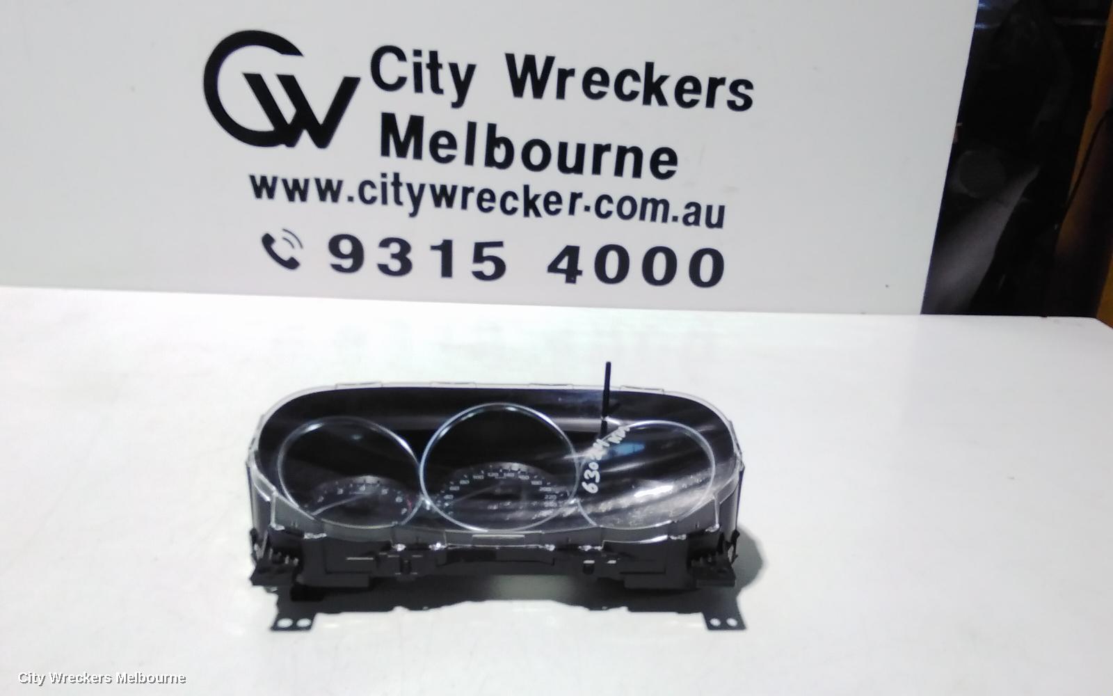 MAZDA CX9 INSTRUMENT CLUSTER, TC, 07/2016 ONWARDS