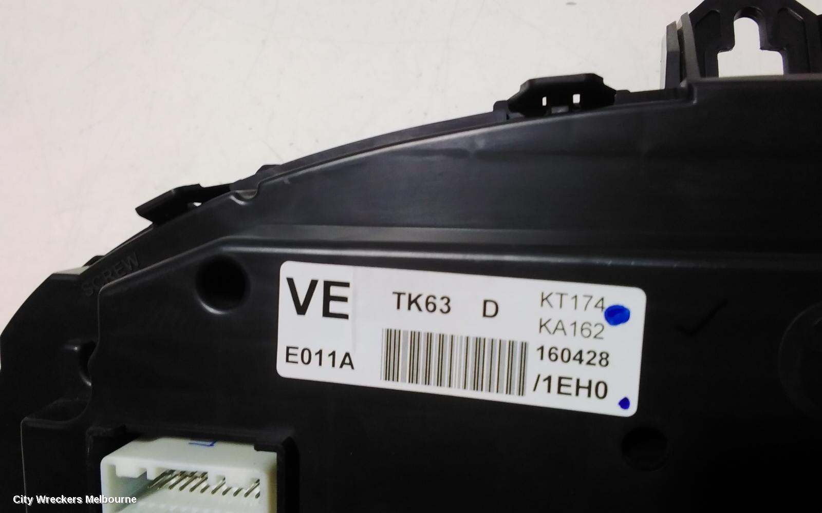 MAZDA CX9 INSTRUMENT CLUSTER, TC, 07/2016 ONWARDS