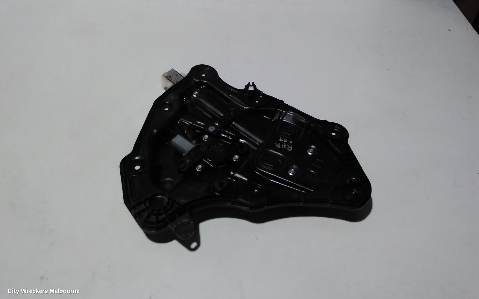 MAZDA CX9 RIGHT REAR WND REG/MOTOR, TC, 07/2016 ONWARDS