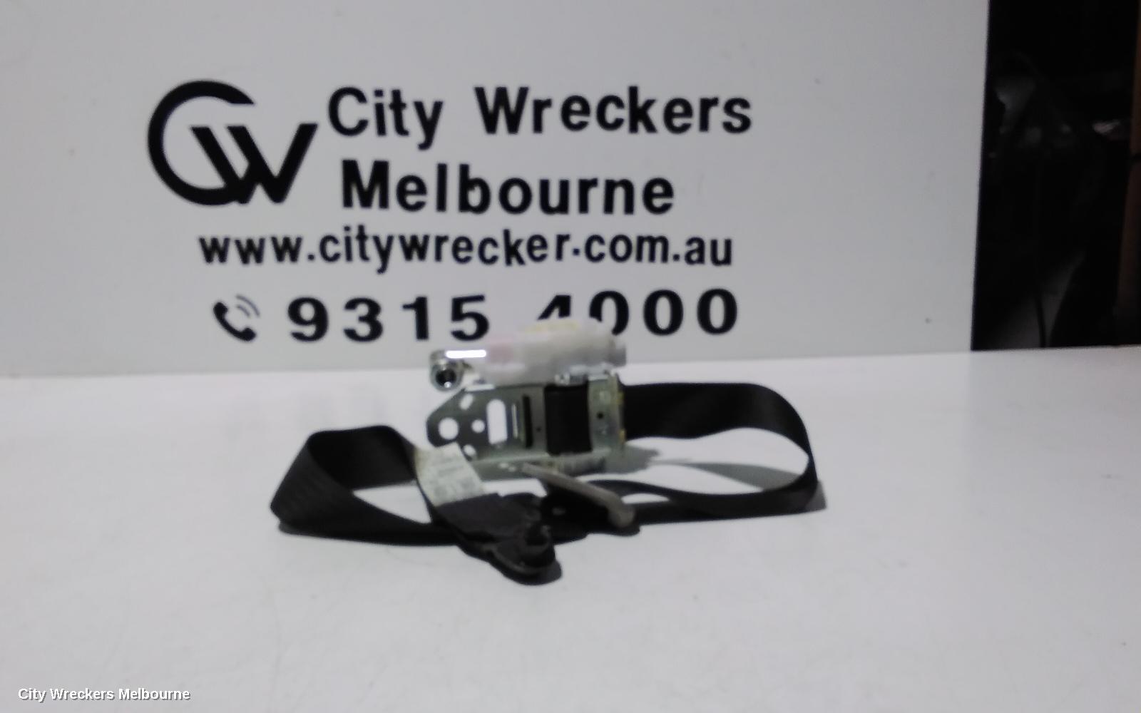 SUZUKI SWIFT SEATBELT/STALK, RH FRONT, SEAT BELT ONLY, FZ, 08/2010 - 03/2017