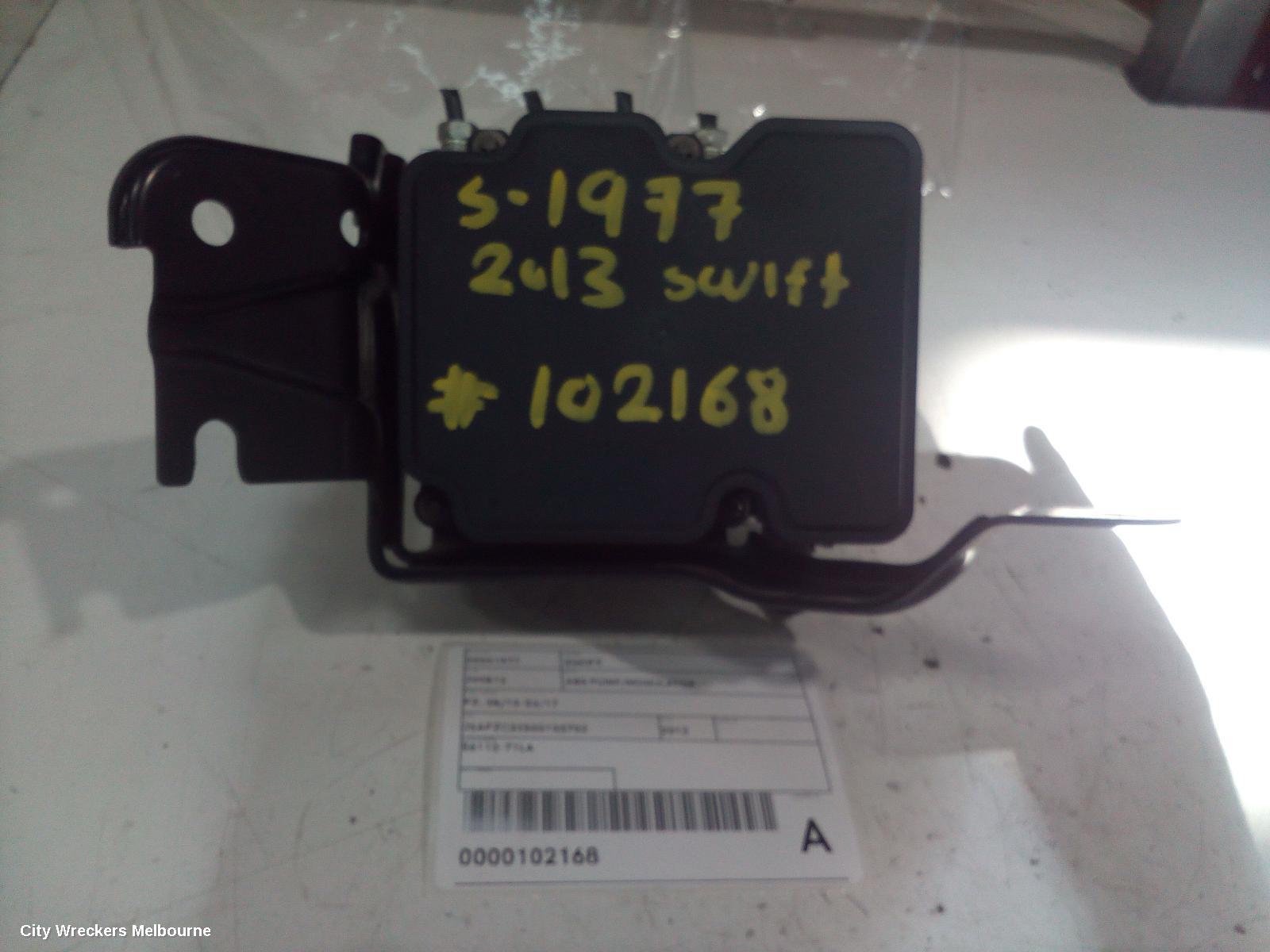 SUZUKI SWIFT ABS PUMP/MODULATOR, FZ, 08/2010 - 03/2017