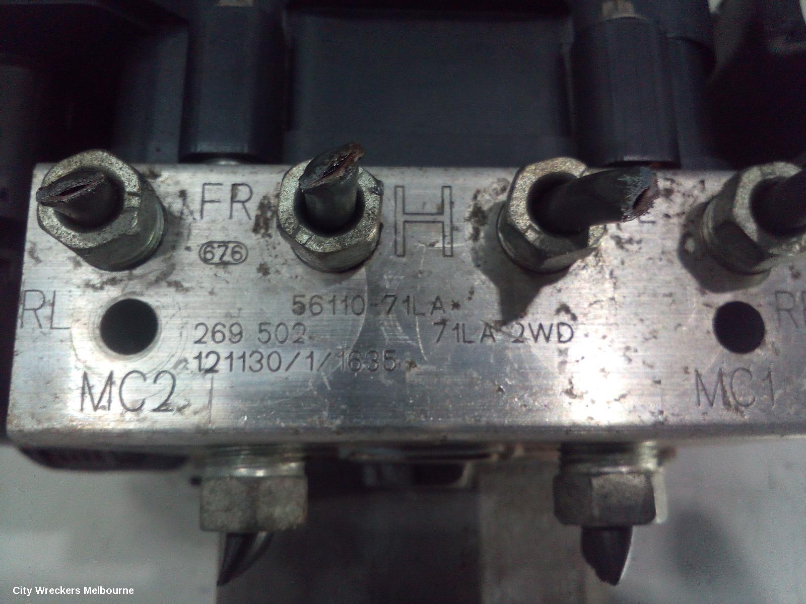 SUZUKI SWIFT ABS PUMP/MODULATOR, FZ, 08/2010 - 03/2017
