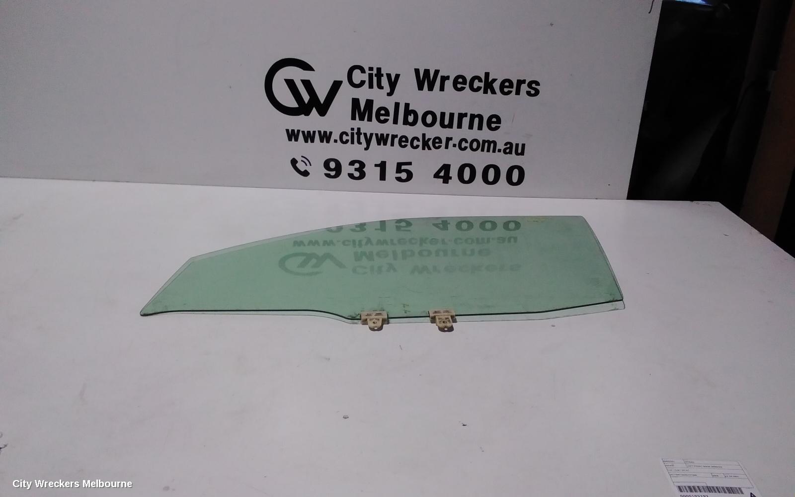 NISSAN XTRAIL LEFT FRONT DOOR WINDOW, T30, 10/2001 - 09/2007