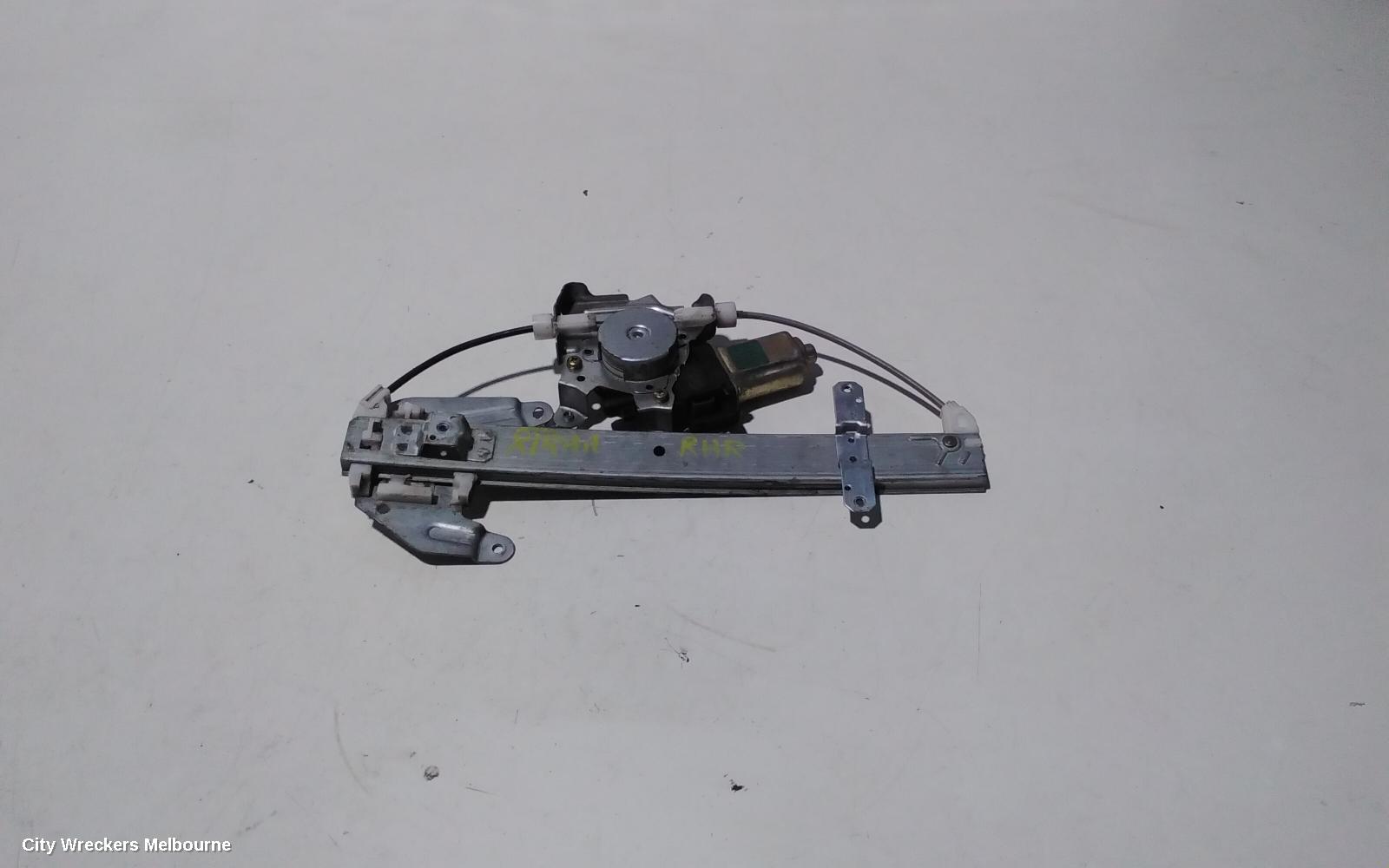NISSAN XTRAIL RIGHT REAR WND REG/MOTOR, T30, POWER, 10/2001 - 09/2007