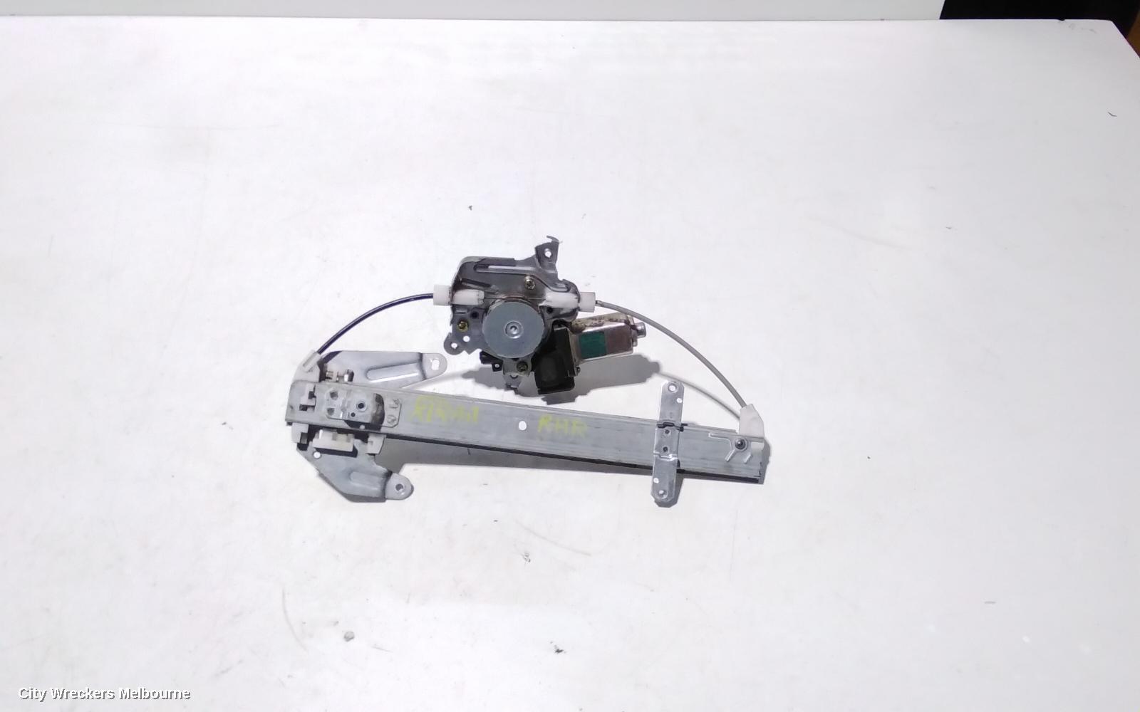NISSAN XTRAIL RIGHT REAR WND REG/MOTOR, T30, POWER, 10/2001 - 09/2007
