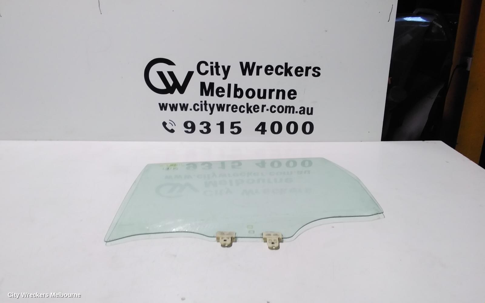 NISSAN XTRAIL LEFT REAR DOOR WINDOW, T30, 10/2001 - 09/2007