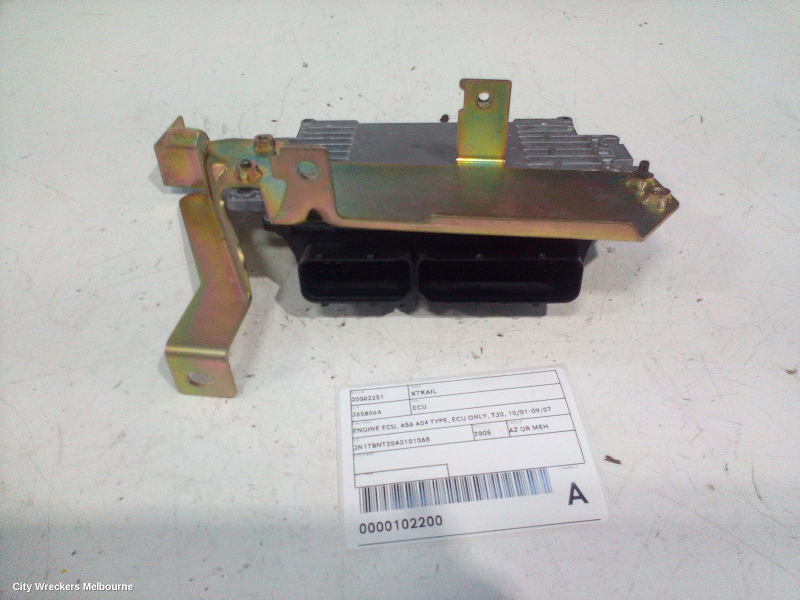 NISSAN XTRAIL ECU, ENGINE ECU, A56 A04 TYPE, ECU ONLY, T30, 10/2001 - 09/2007
