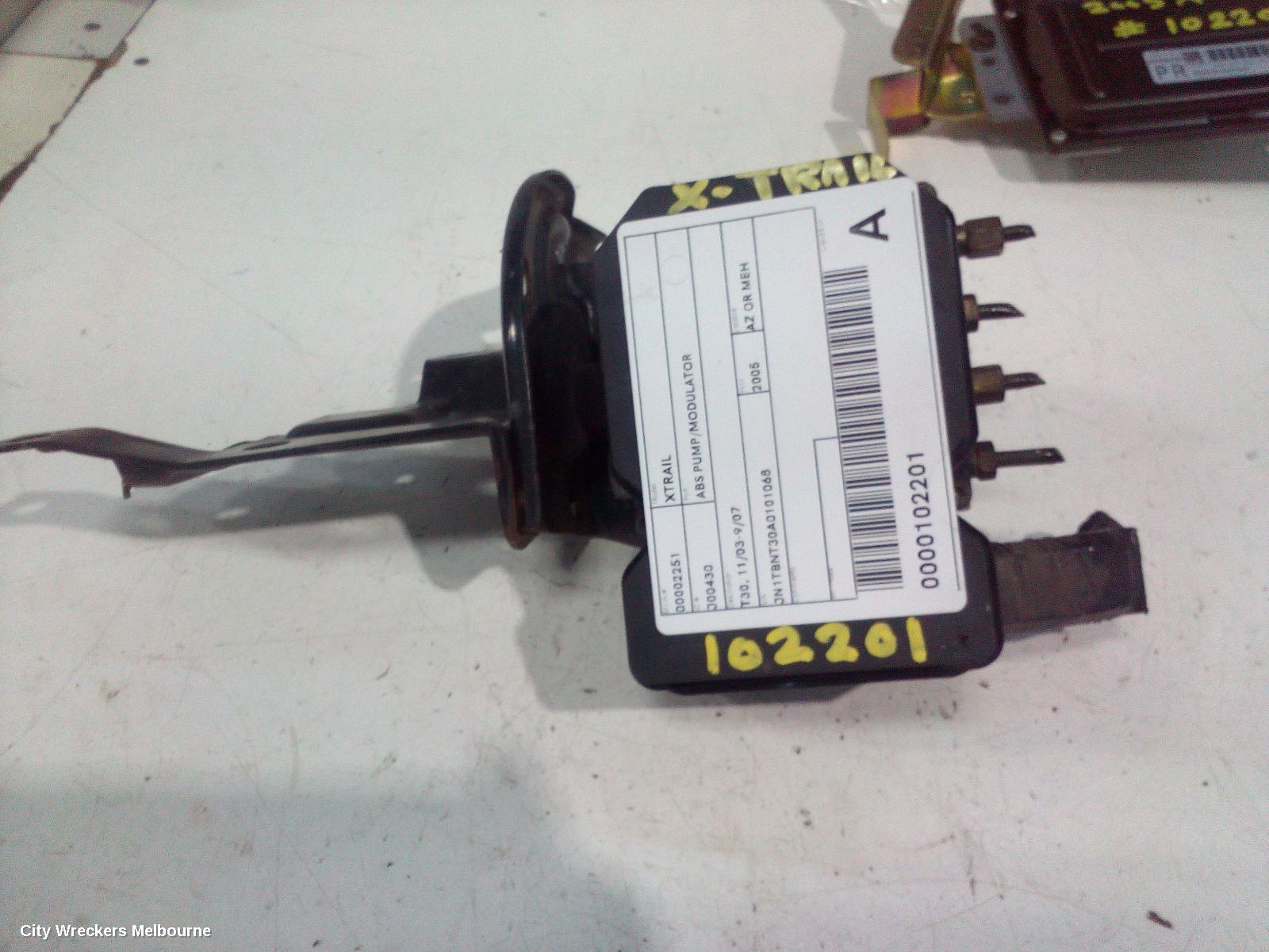 NISSAN XTRAIL ABS PUMP/MODULATOR, T30, 11/2003 - 09/2007