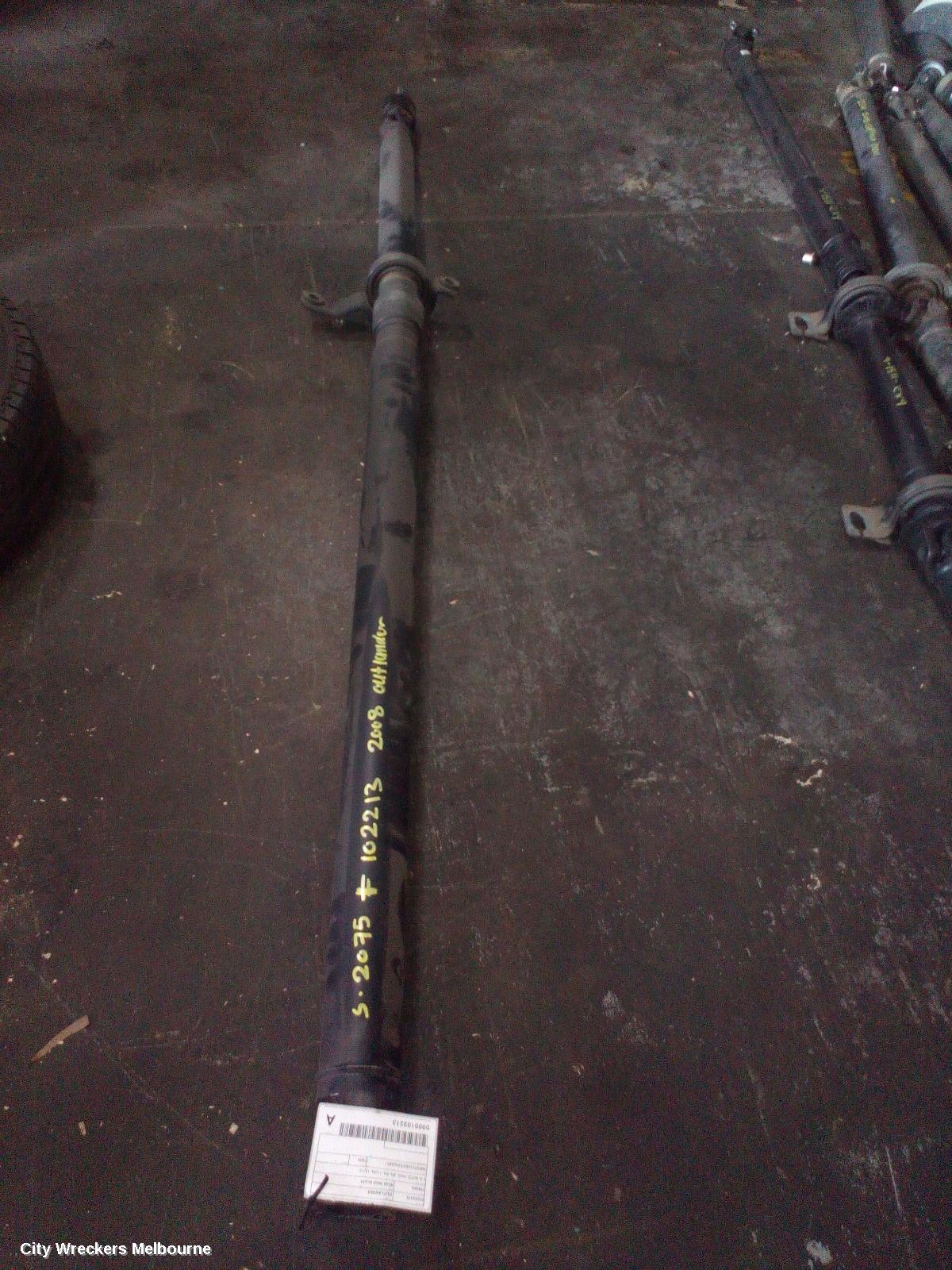 MITSUBISHI OUTLANDER REAR DRIVE SHAFT, 2.4, AUTO, 4WD, ZG-ZH, 11/2006 - 10/2012