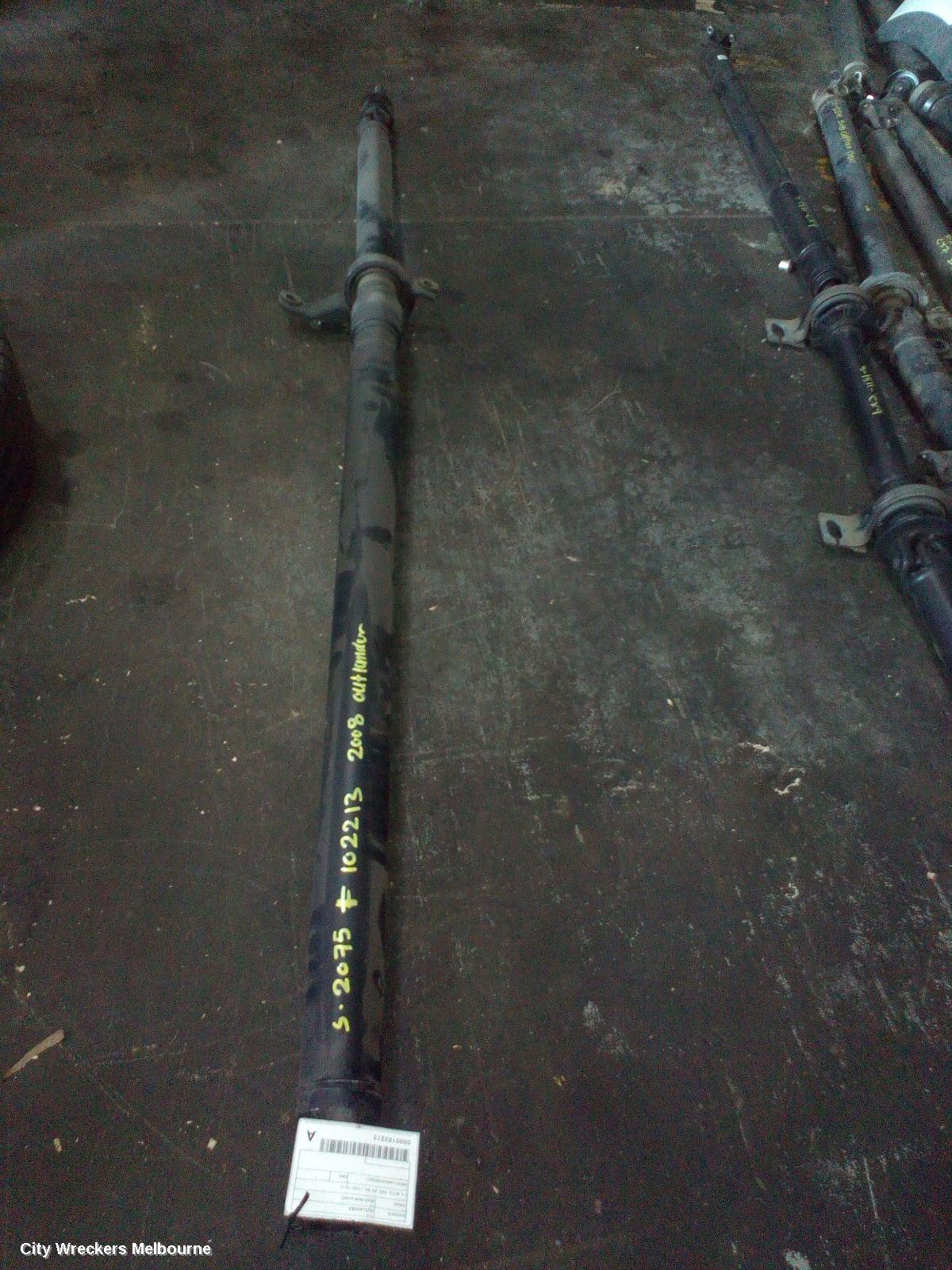 MITSUBISHI OUTLANDER REAR DRIVE SHAFT, 2.4, AUTO, 4WD, ZG-ZH, 11/2006 - 10/2012