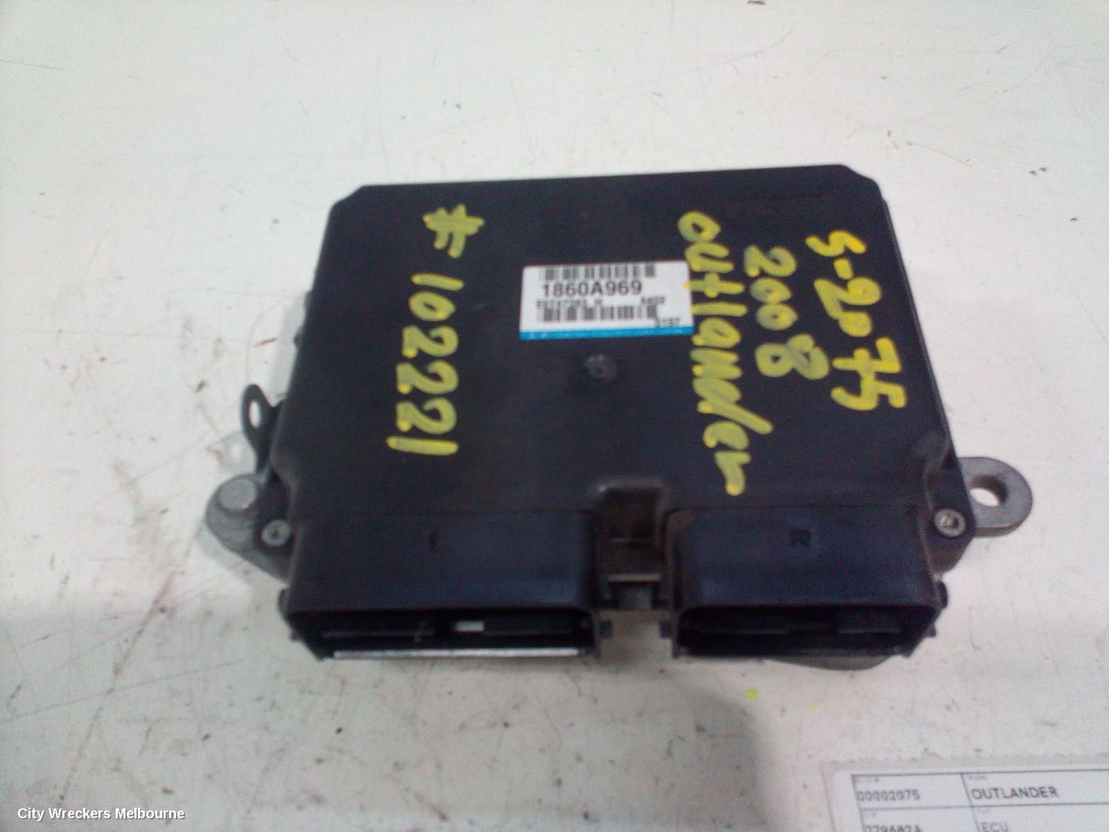 MITSUBISHI OUTLANDER ECU, ENGINE ECU, 2.4, PETROL, ECU ONLY, ZG, 11/2006 - 09/2009