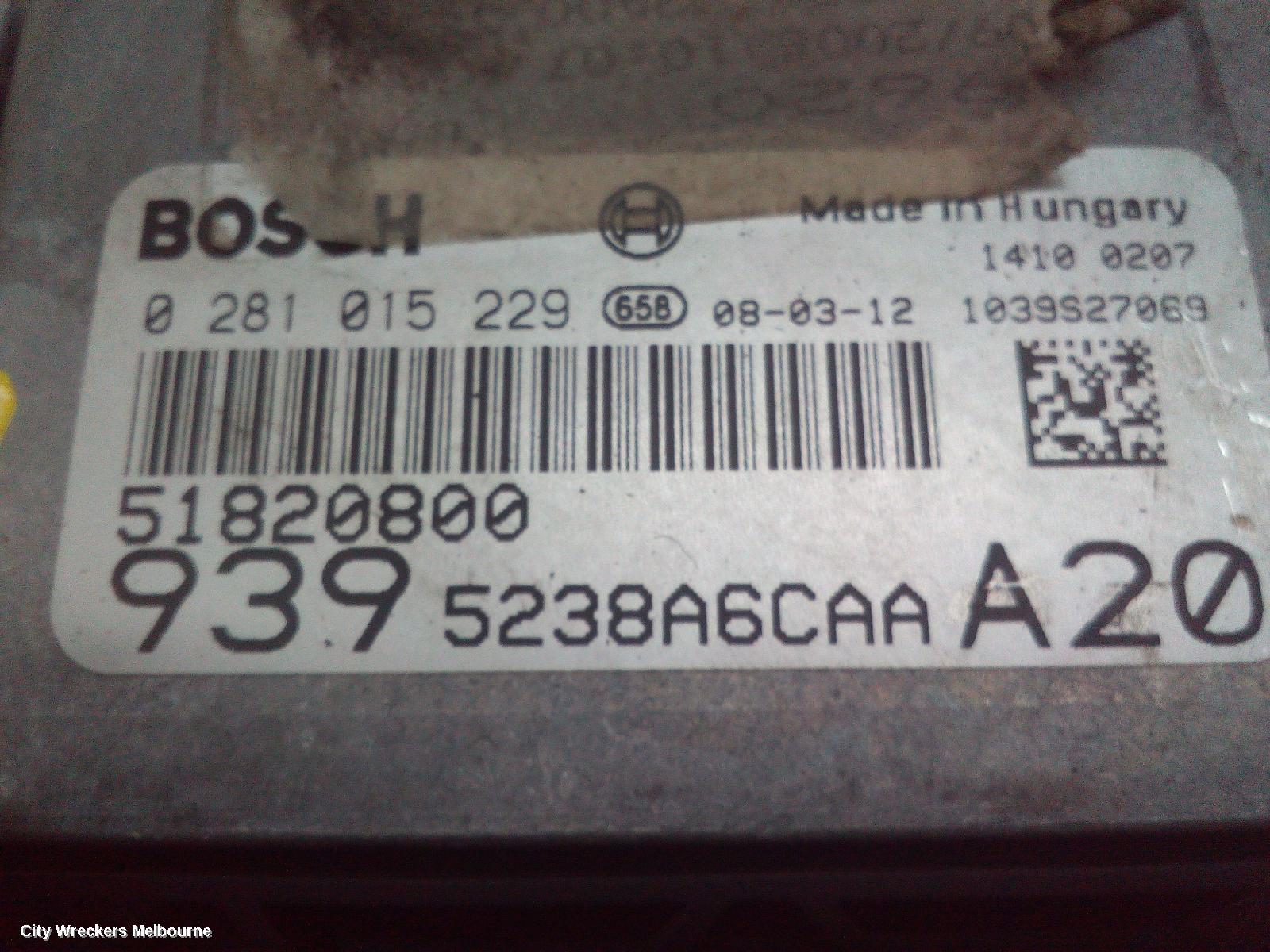 ALFA ROMEO 159 ECU, ENGINE ECU, 2.4 DIESEL, ECU ONLY,  06/2006 - 01/2012