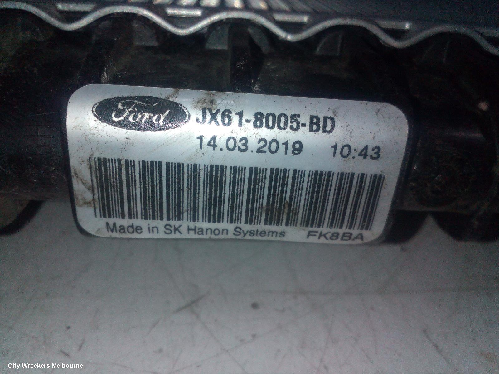 FORD FOCUS RADIATOR, AUTO, 1.5, PETROL, SA, 10/2018 ONWARDS