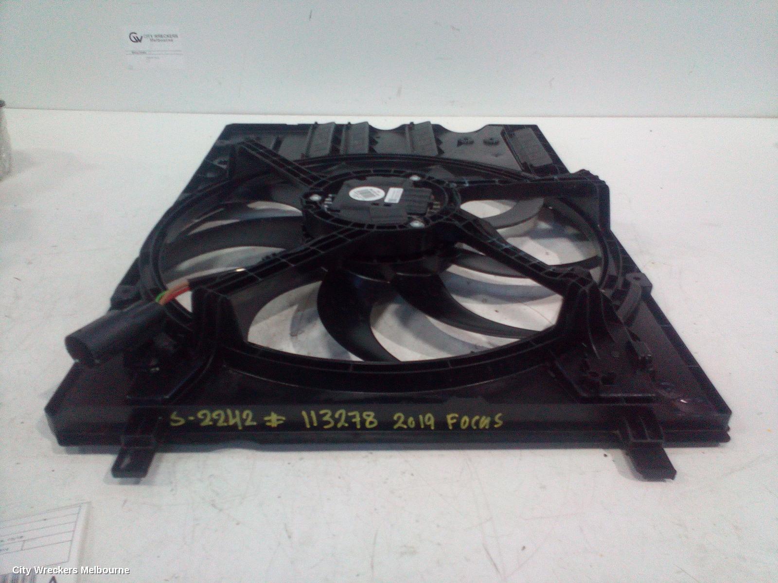 FORD FOCUS FAN, RADIATOR FAN, 1.5/2.3, PETROL, SA, 10/2018 ONWARDS