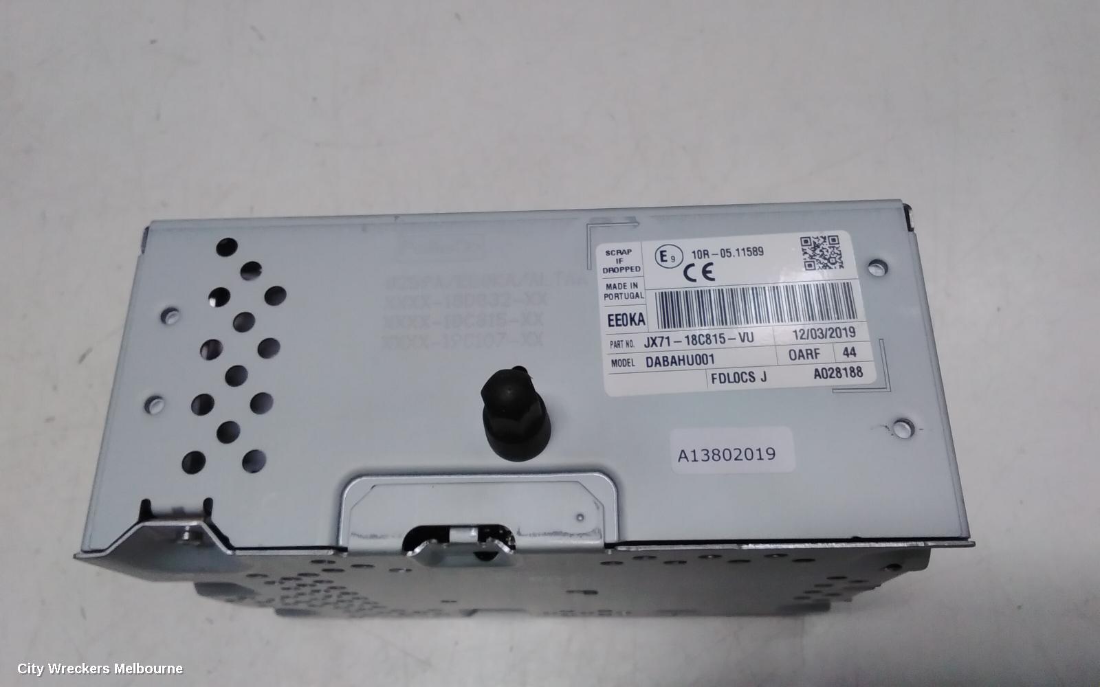 FORD FOCUS RADIO/CD/DVD/SAT/TV, 8IN TOUCHSCREEN, W/ SAT NAV, SA, 10/2018 ONWARDS