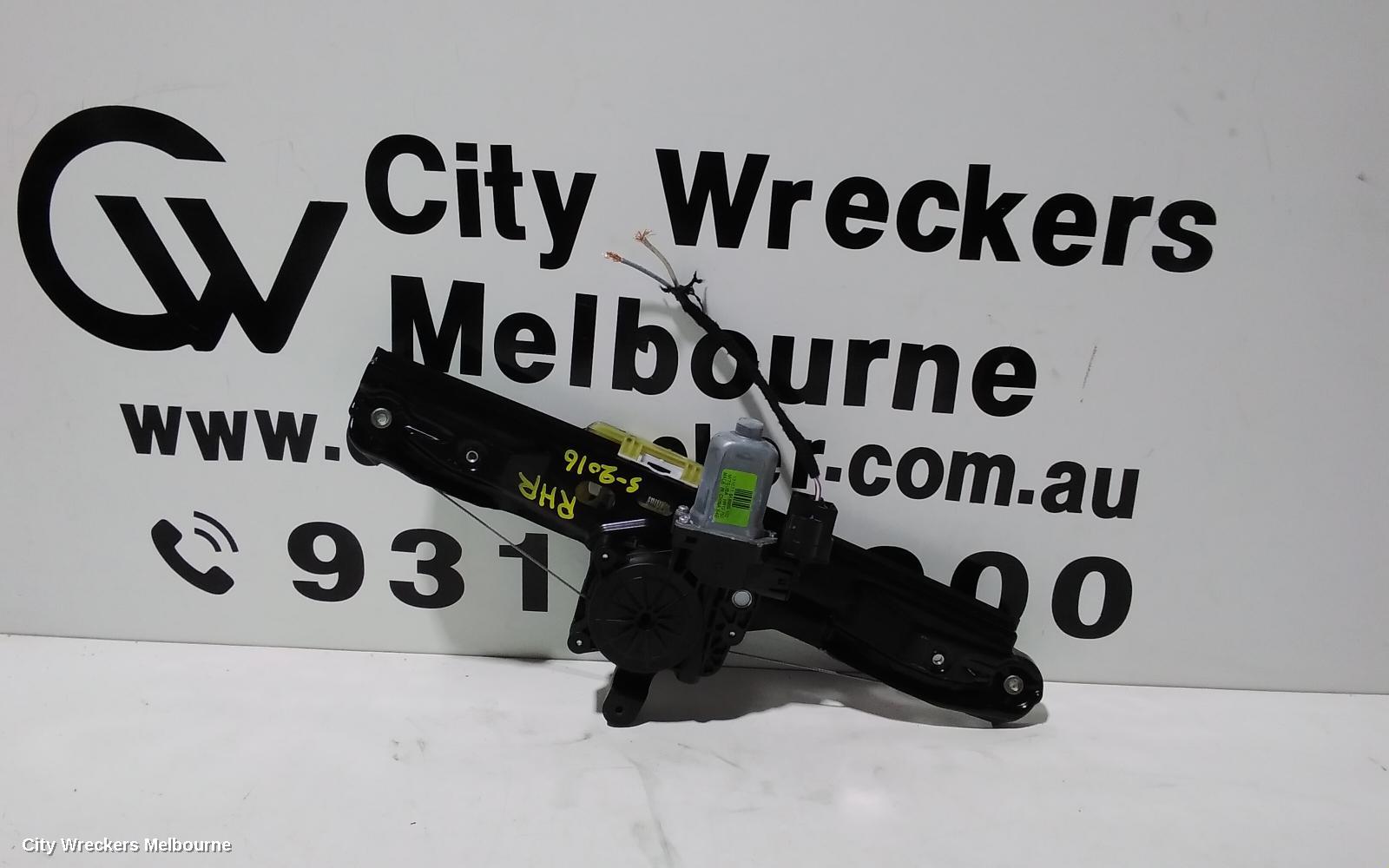 FORD FOCUS RIGHT REAR WND REG/MOTOR, LW, VIN MPB, 06/2012 - 08/2015