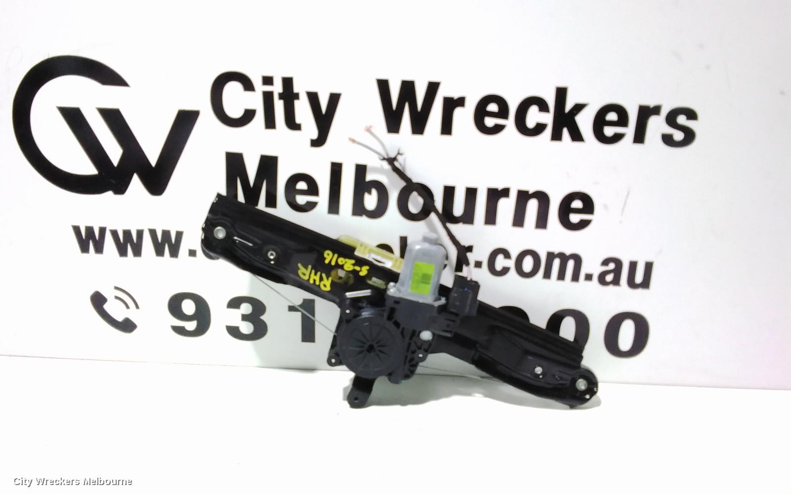 FORD FOCUS RIGHT REAR WND REG/MOTOR, LW, VIN MPB, 06/2012 - 08/2015