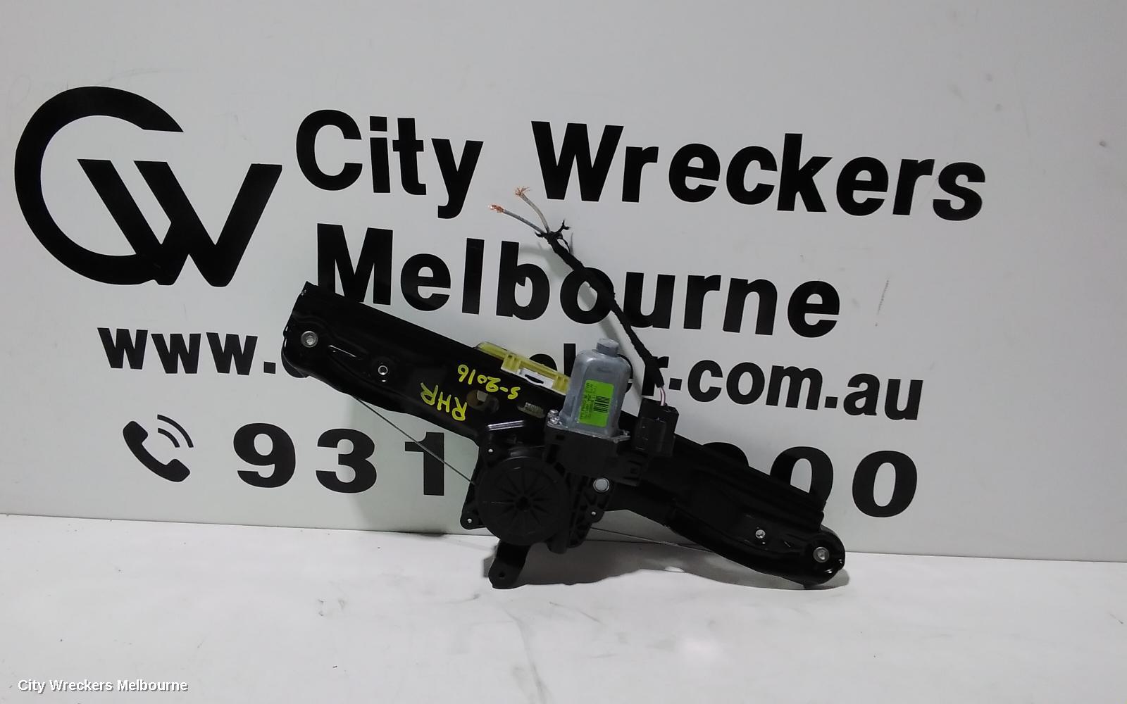 FORD FOCUS RIGHT REAR WND REG/MOTOR, LW, VIN MPB, 06/2012 - 08/2015