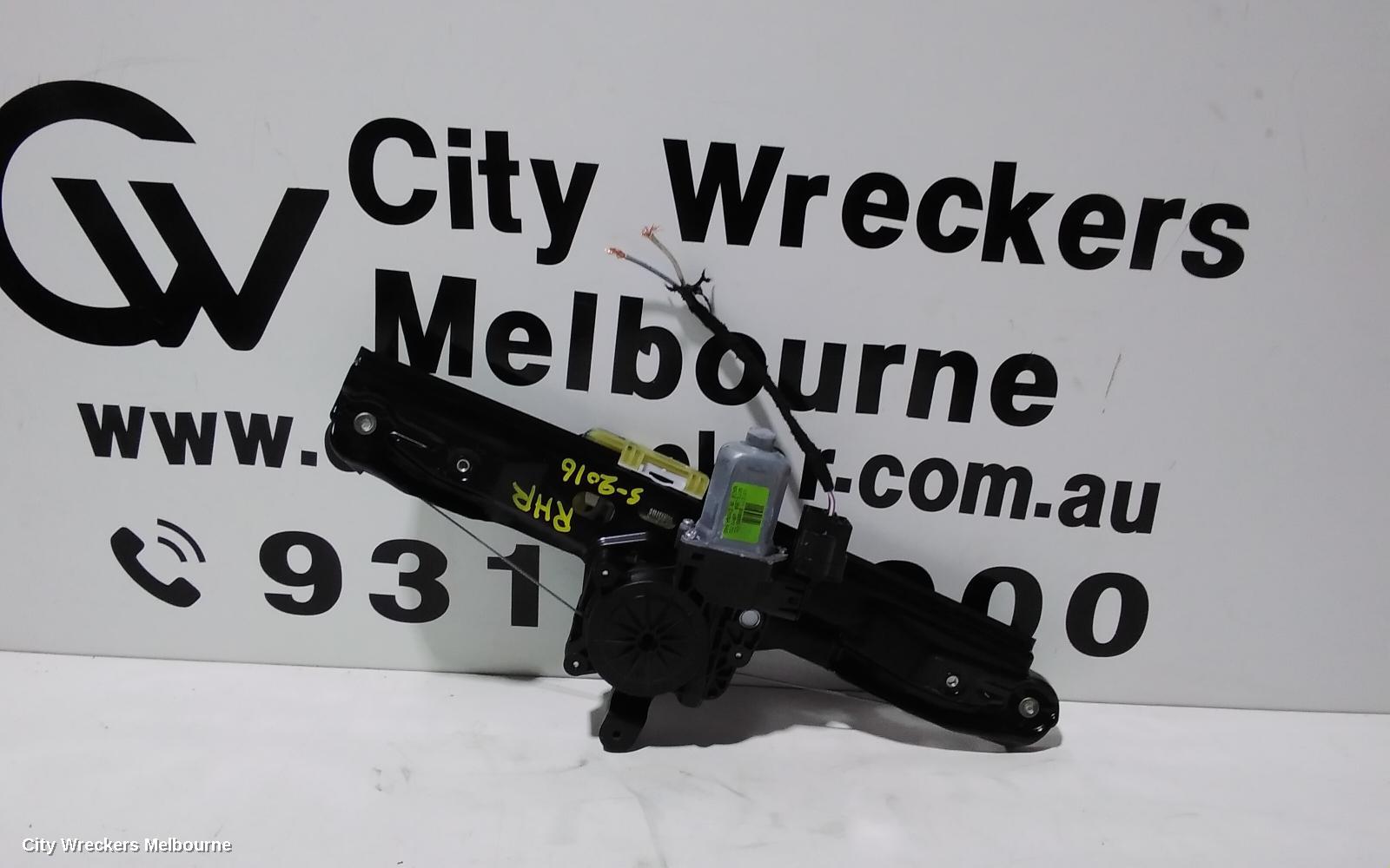 FORD FOCUS RIGHT REAR WND REG/MOTOR, LW, VIN MPB, 06/2012 - 08/2015