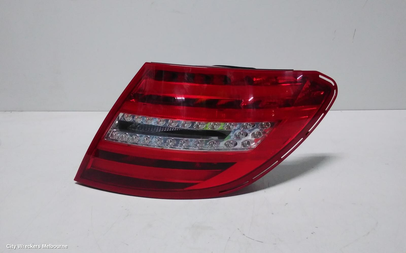 MERCEDES C CLASS RIGHT TAILLIGHT, C204, COUPE, LED TYPE, 03/2011 - 01/2015