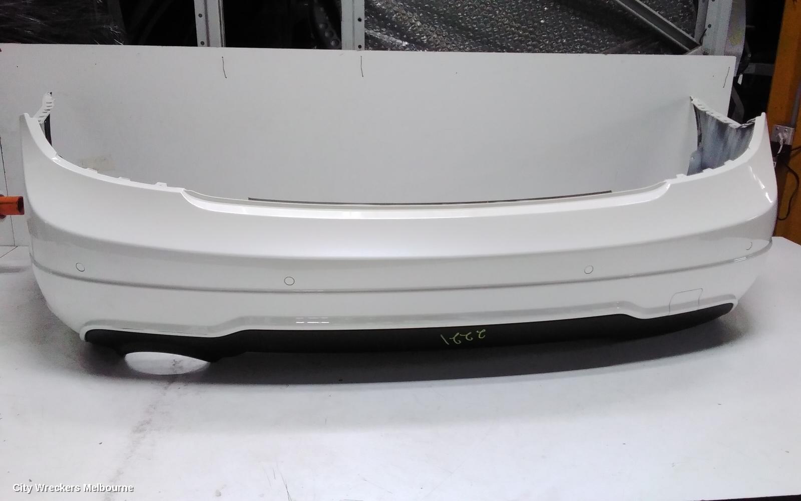 MERCEDES C CLASS REAR BUMPER, C204, W/ PARK SENSOR TYPE, 05/2011 - 01/2015