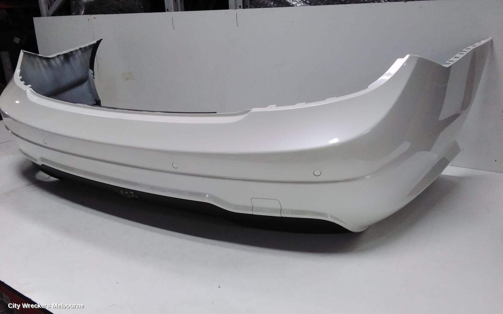 MERCEDES C CLASS REAR BUMPER, C204, W/ PARK SENSOR TYPE, 05/2011 - 01/2015