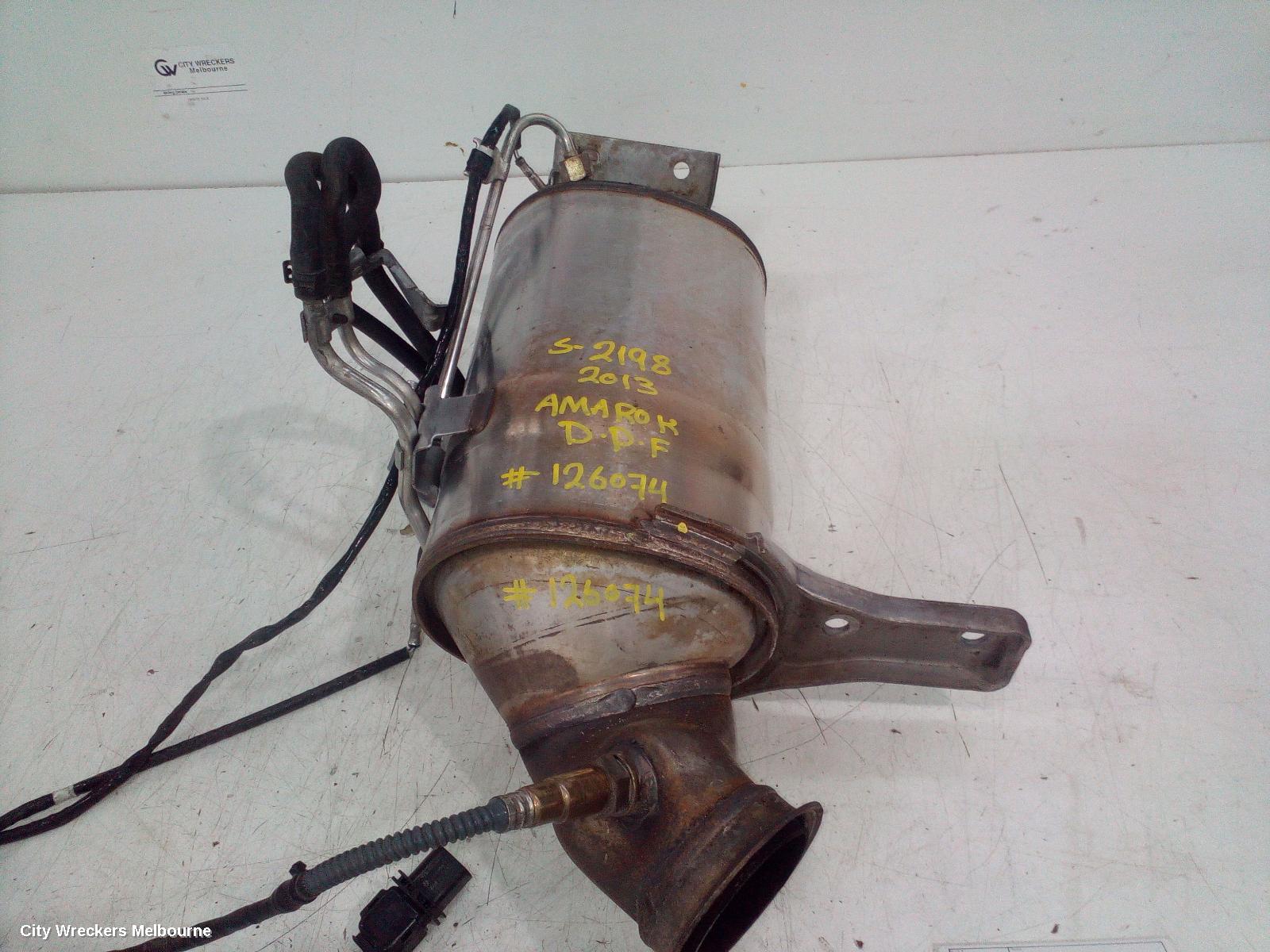 VOLKSWAGEN AMAROK PARTICULATE FILTER/DPF, DIESEL, 2.0, CNEA/CSHA CODE, 2H, 12/2010 ONWARDS