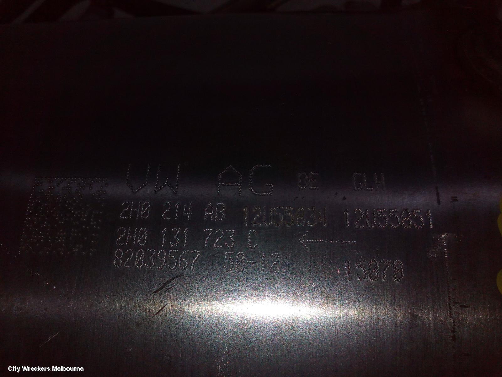 VOLKSWAGEN AMAROK PARTICULATE FILTER/DPF, DIESEL, 2.0, CNEA/CSHA CODE, 2H, 12/2010 ONWARDS