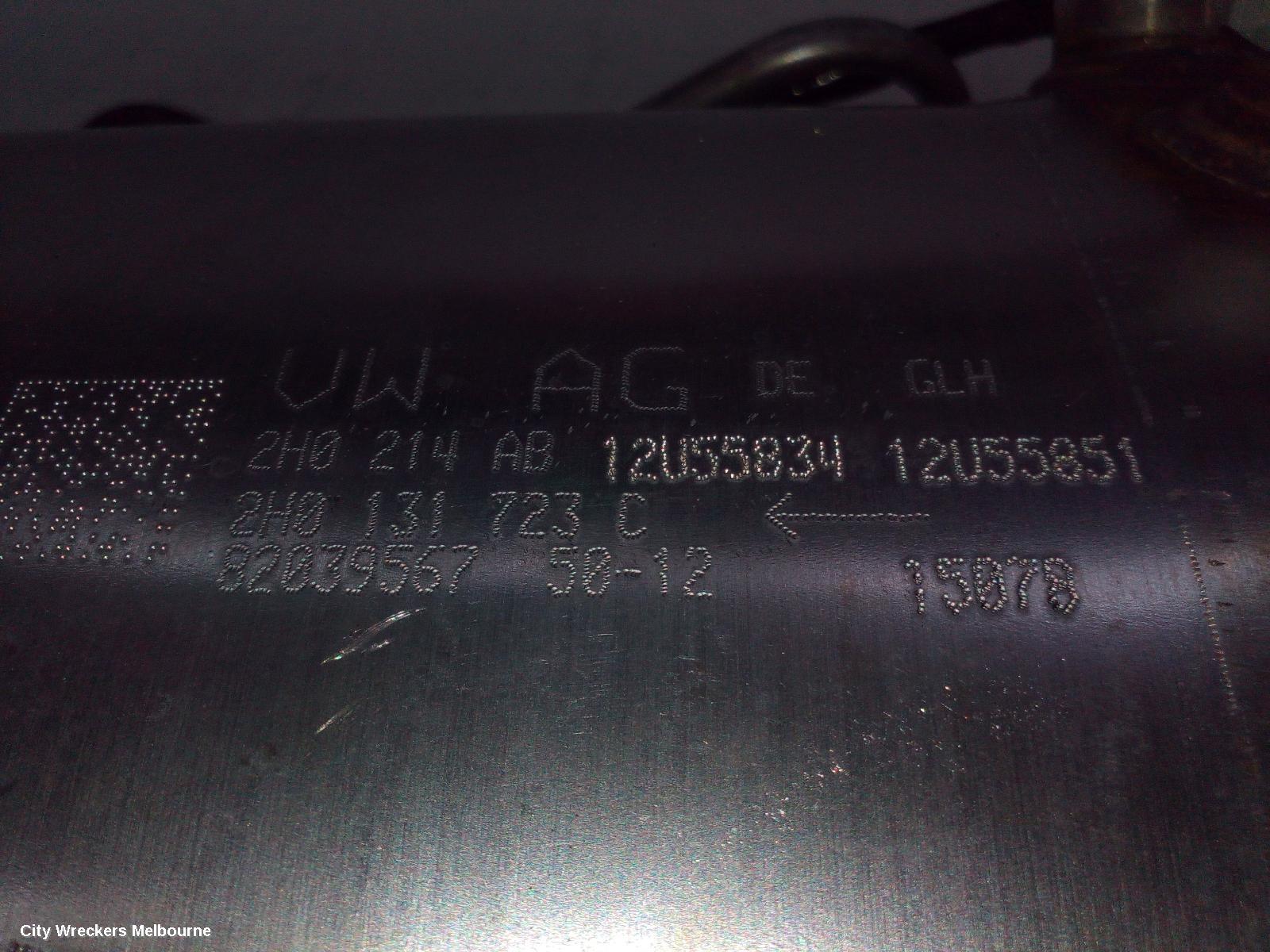 VOLKSWAGEN AMAROK PARTICULATE FILTER/DPF, DIESEL, 2.0, CNEA/CSHA CODE, 2H, 12/2010 ONWARDS