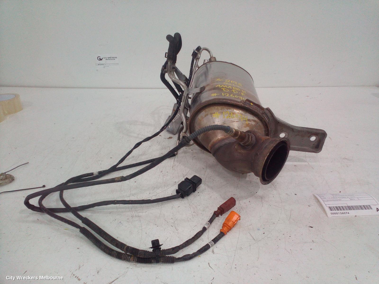 VOLKSWAGEN AMAROK PARTICULATE FILTER/DPF, DIESEL, 2.0, CNEA/CSHA CODE, 2H, 12/2010 ONWARDS