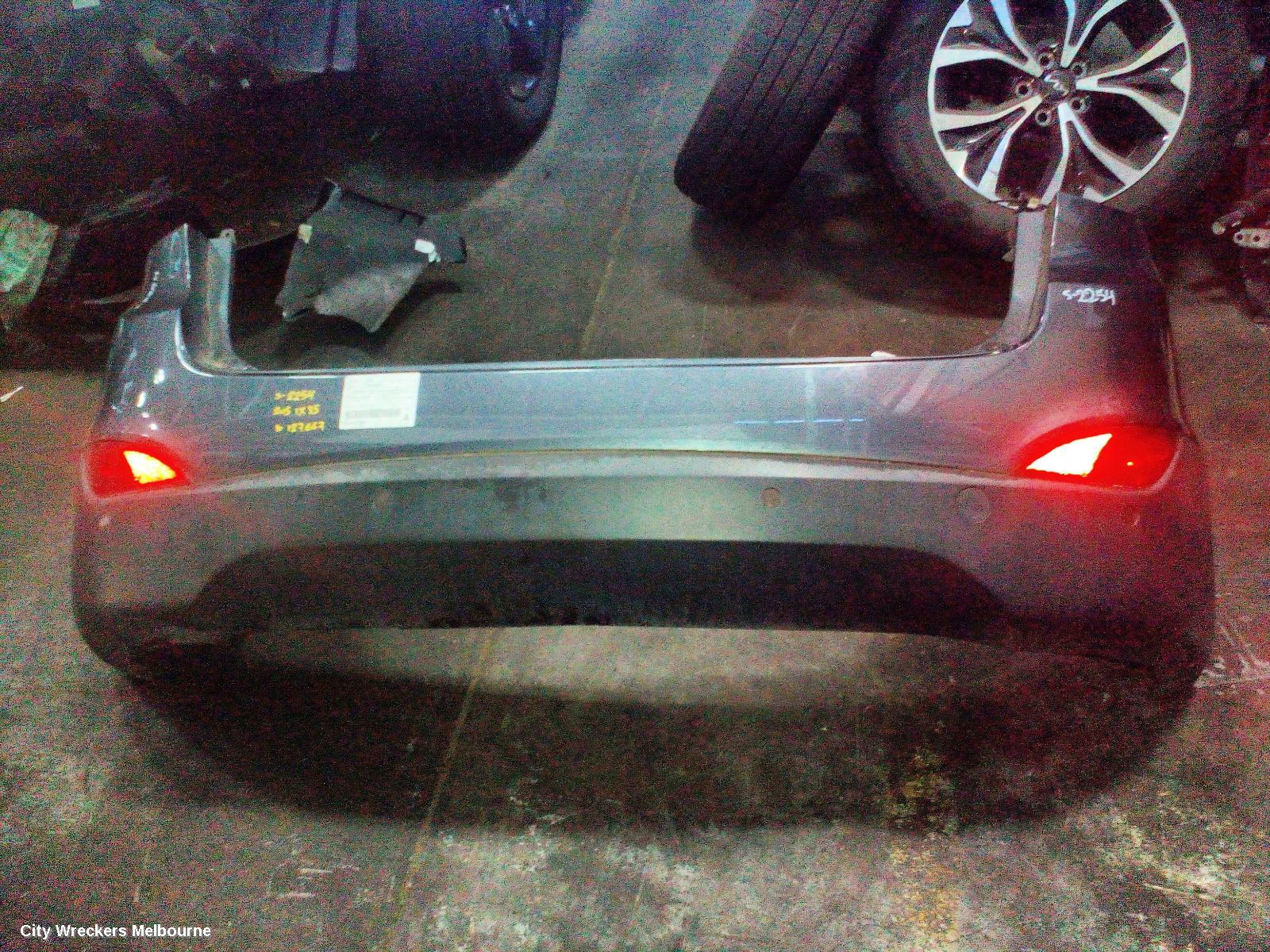 HYUNDAI IX35 REAR BUMPER, LM SERIES, BUMPER BAR (2 PIECE), NON SE/TROPHY, W/ PARK SENSOR TYPE, 11/2009 - 01/2016