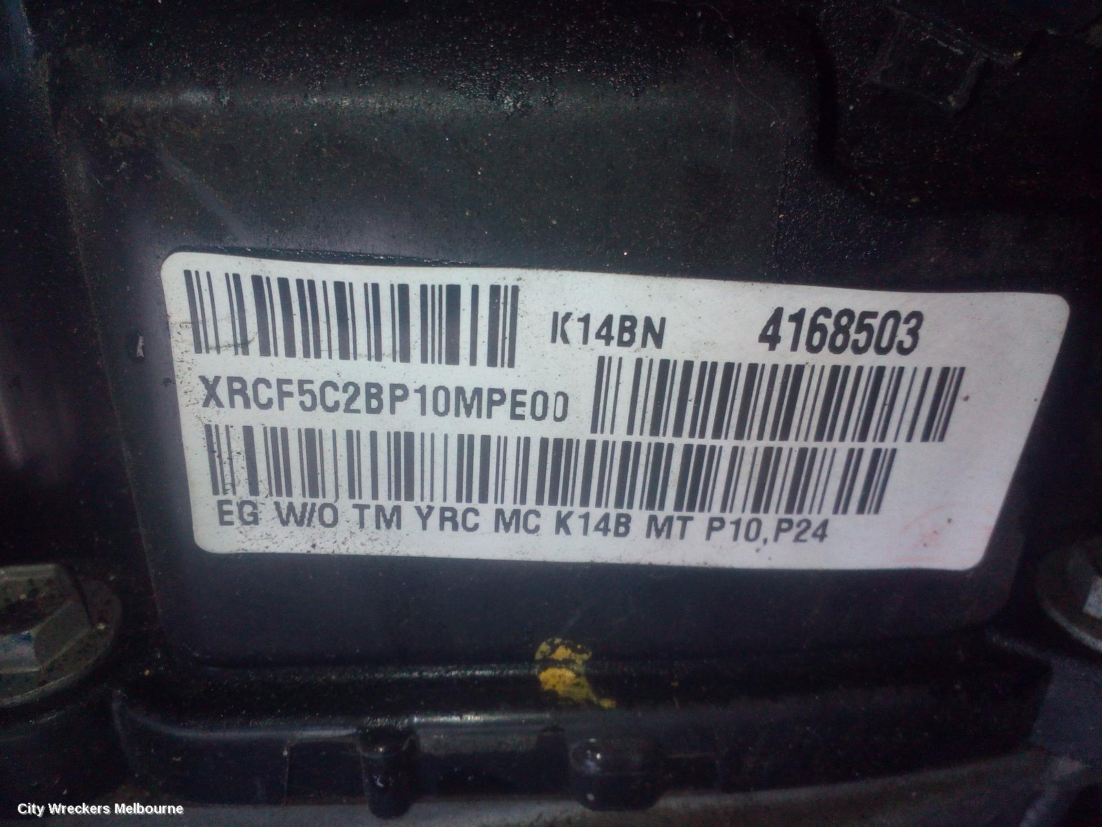 SUZUKI BALENO ENGINE, PETROL, 1.4, K14B, EW, 04/2016 ONWARDS