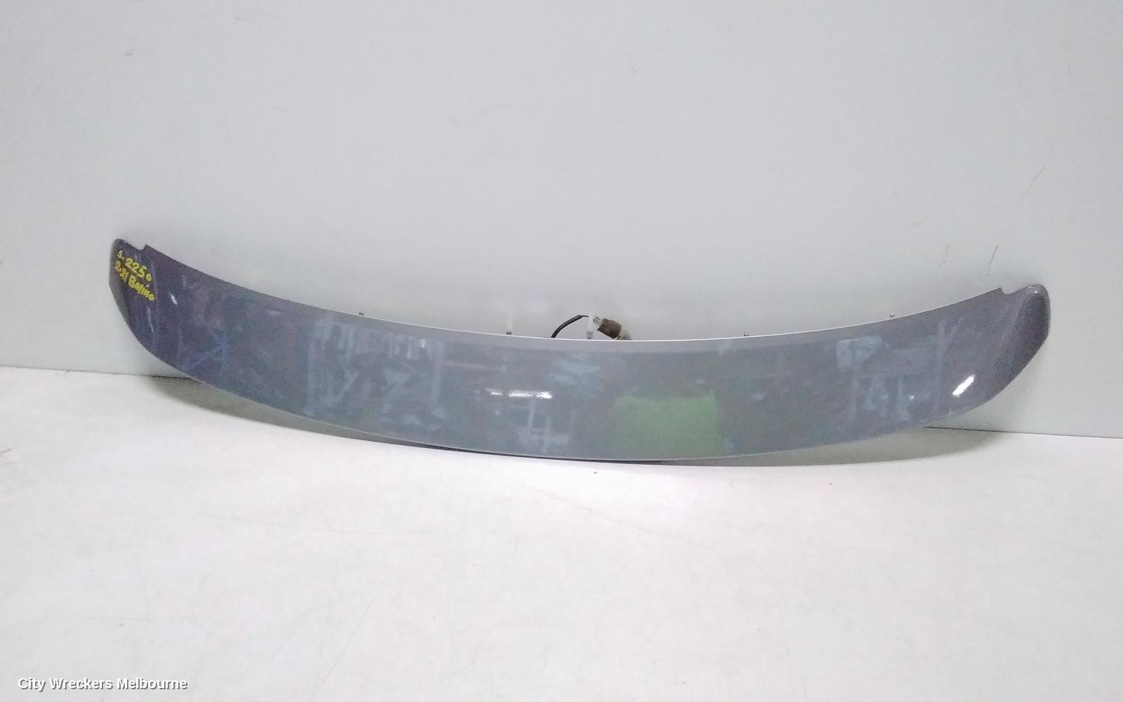 SUZUKI BALENO REAR SPOILER, TAILGATE, EW, 04/2016 ONWARDS