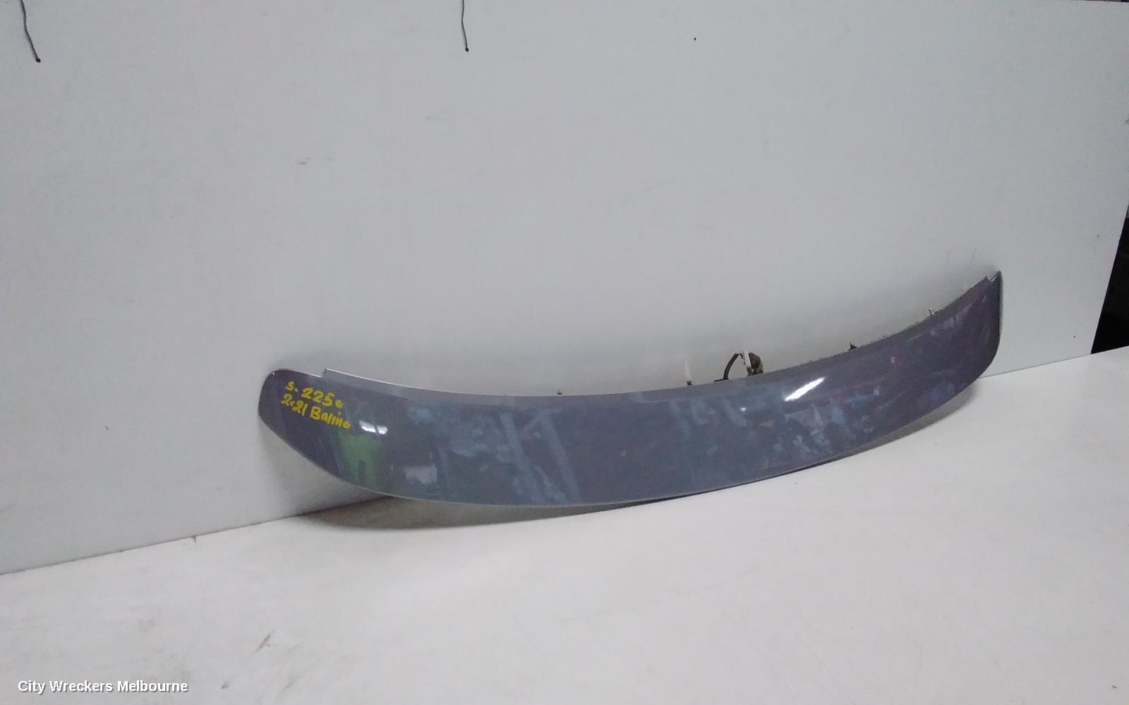 SUZUKI BALENO REAR SPOILER, TAILGATE, EW, 04/2016 ONWARDS