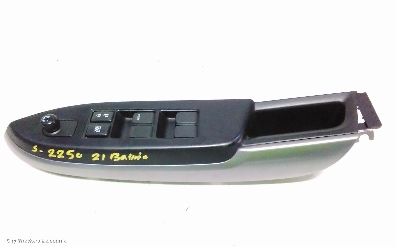 SUZUKI BALENO PWR DR WIND SWITCH, RH FRONT (MASTER SWITCH), EW, 04/2016 ONWARDS